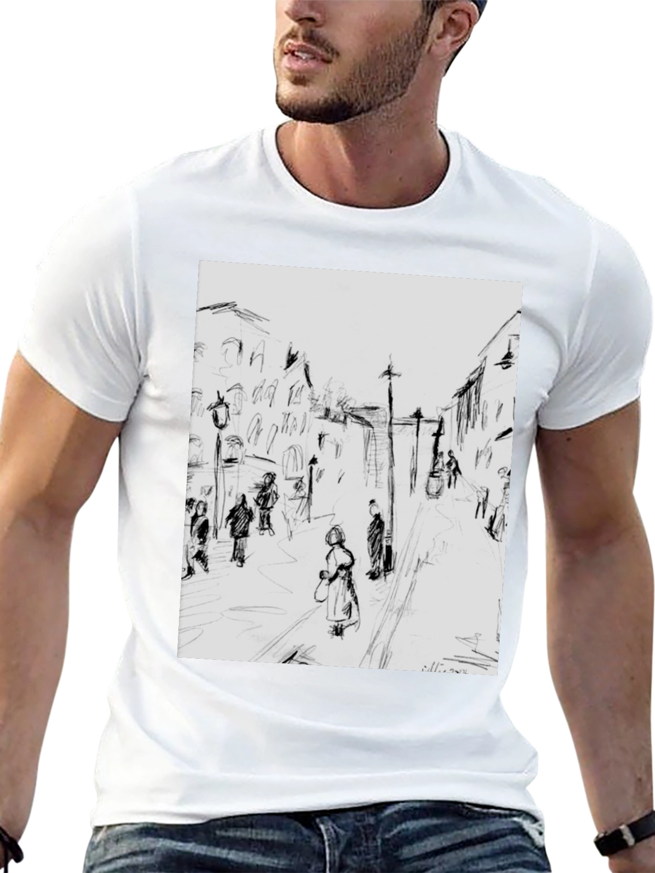 City Sketch Graphic Tee