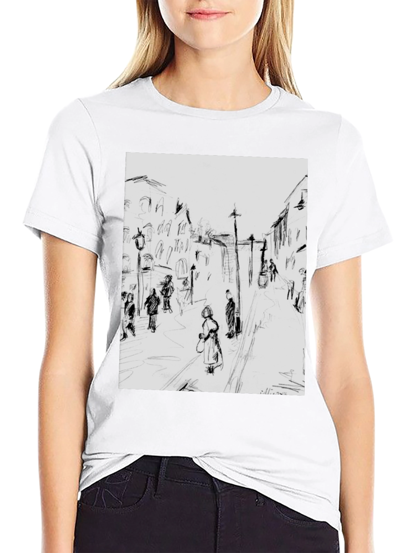 City Sketch Graphic Tee
