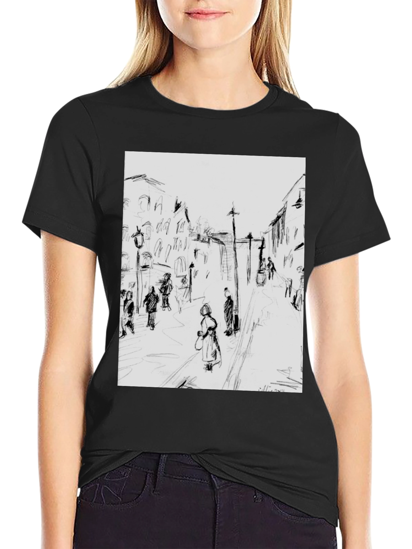 City Sketch Graphic Tee