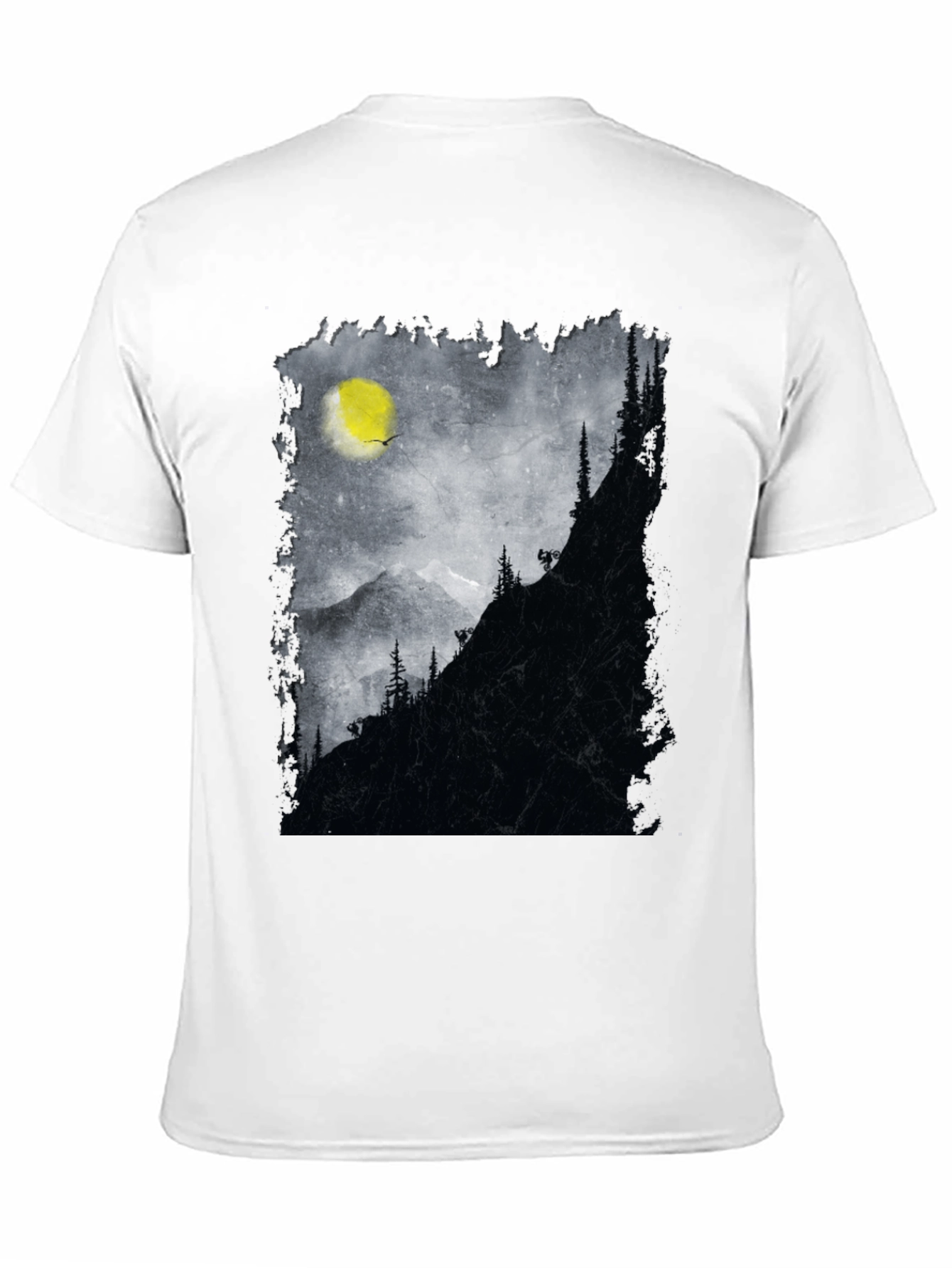 Mountain Bike Silhouette Graphic Tee - Adventure Ready