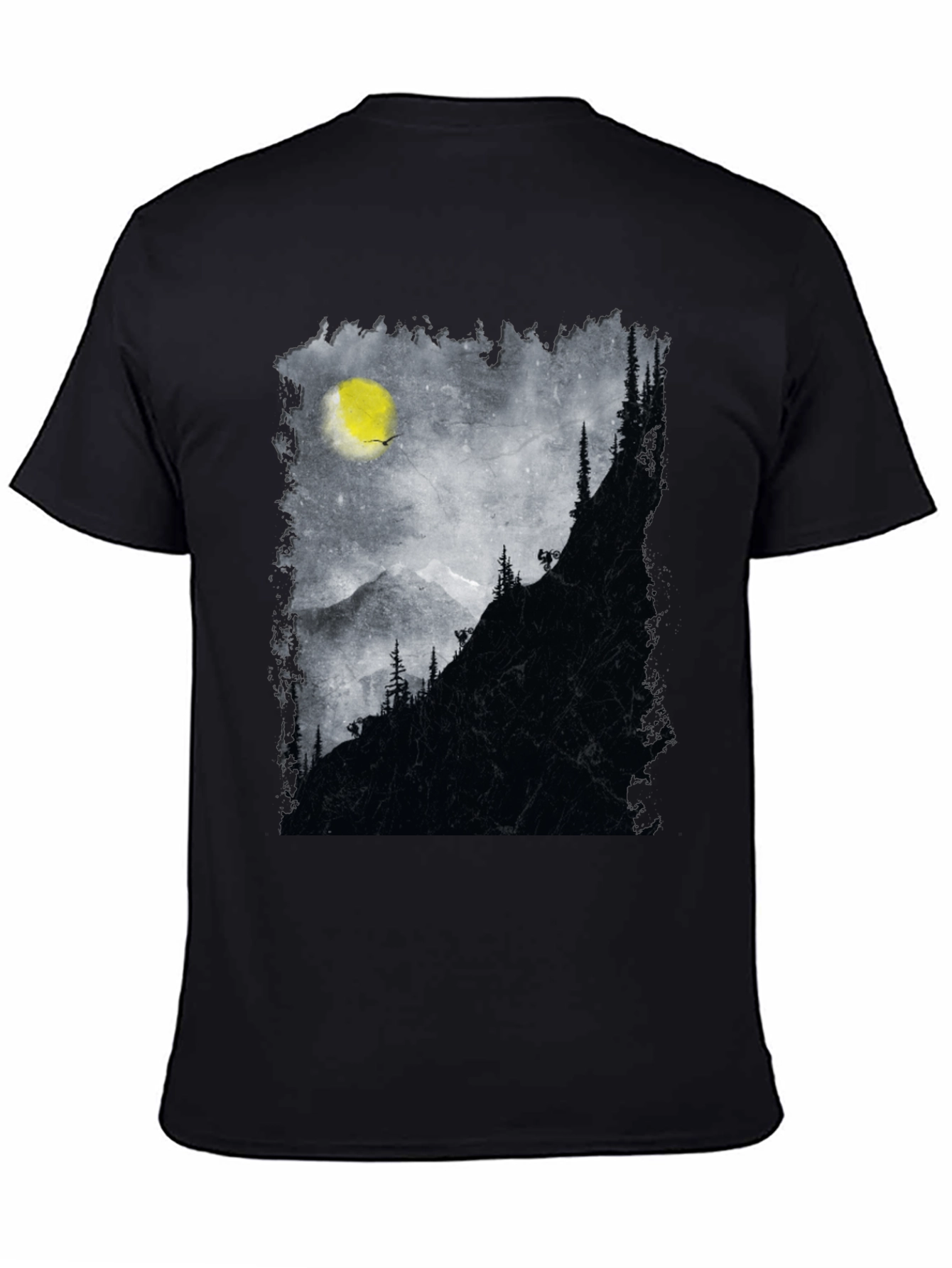 Mountain Bike Silhouette Graphic Tee - Adventure Ready