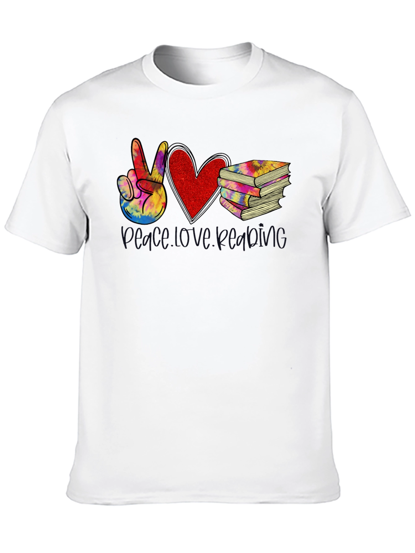 Peace Love Reading T-Shirt