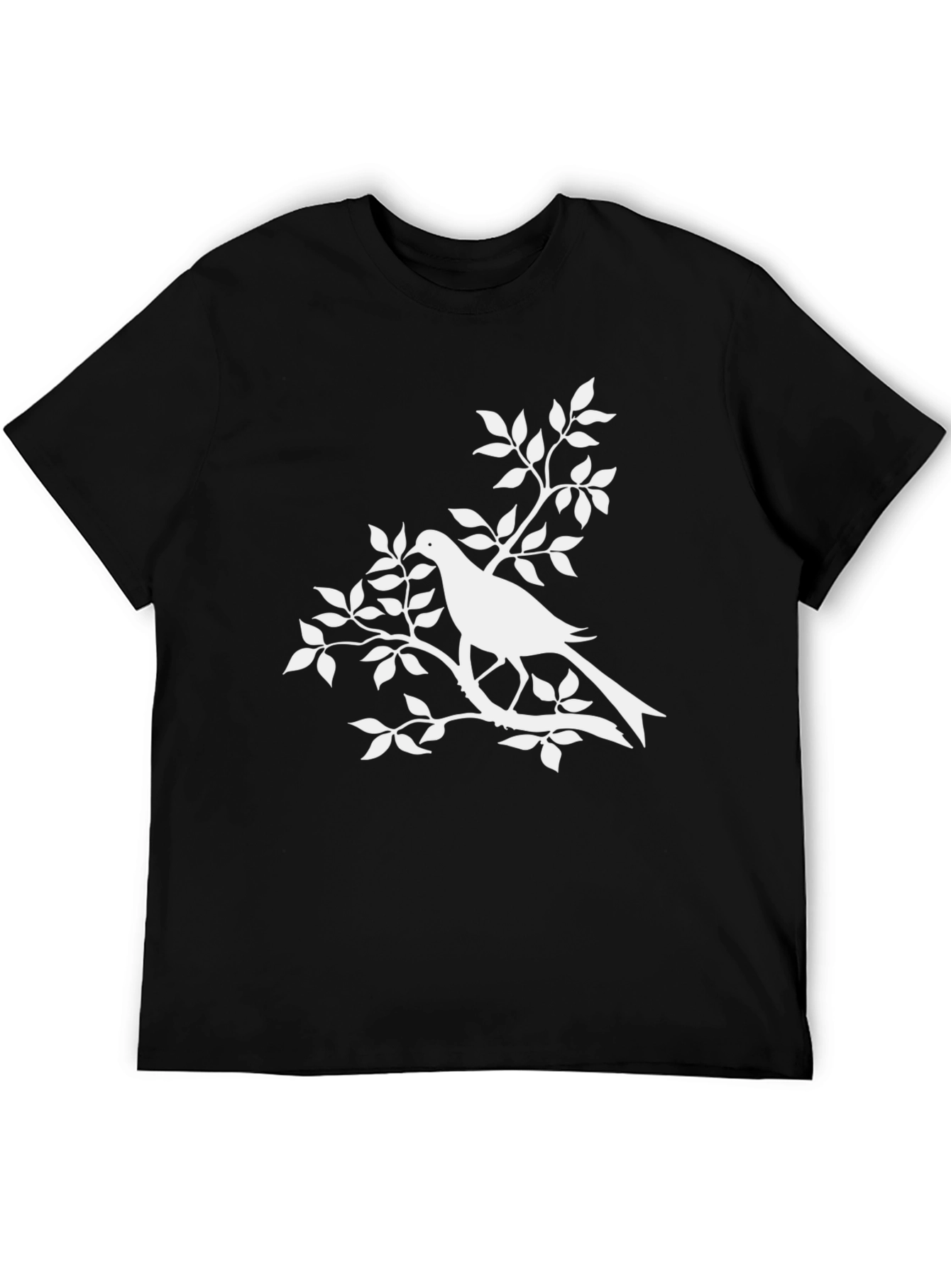 Bird on Branch Graphic T-Shirt - Stylish & Unique