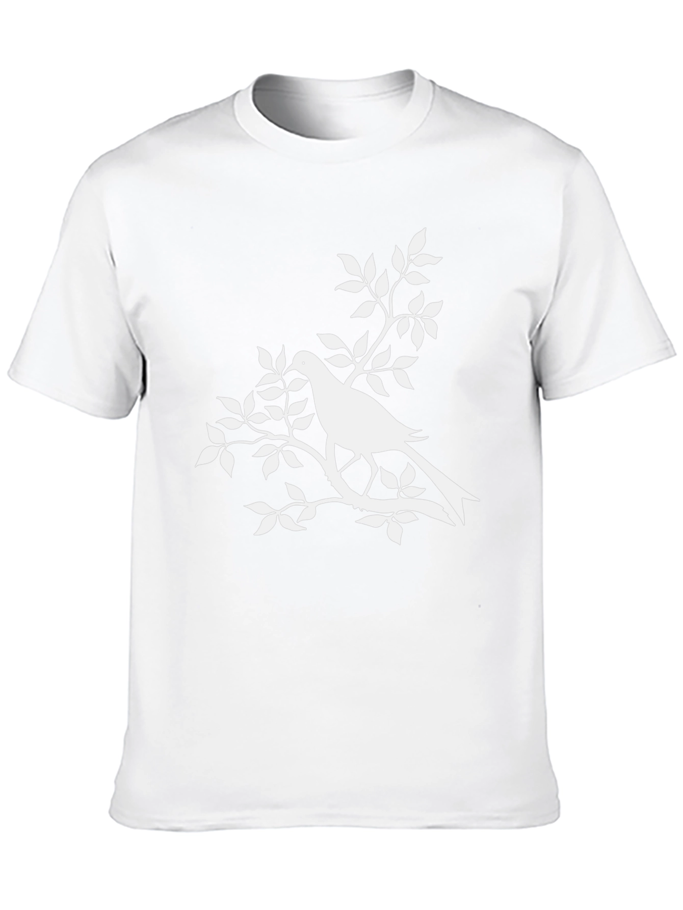 Bird on Branch Graphic T-Shirt - Stylish & Unique