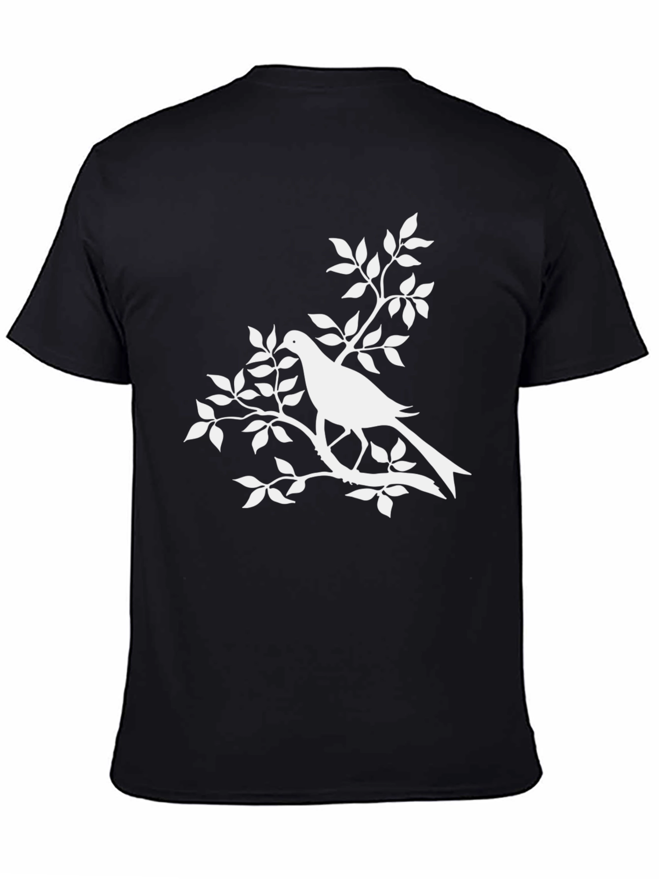 Bird on Branch Graphic T-Shirt - Stylish & Unique