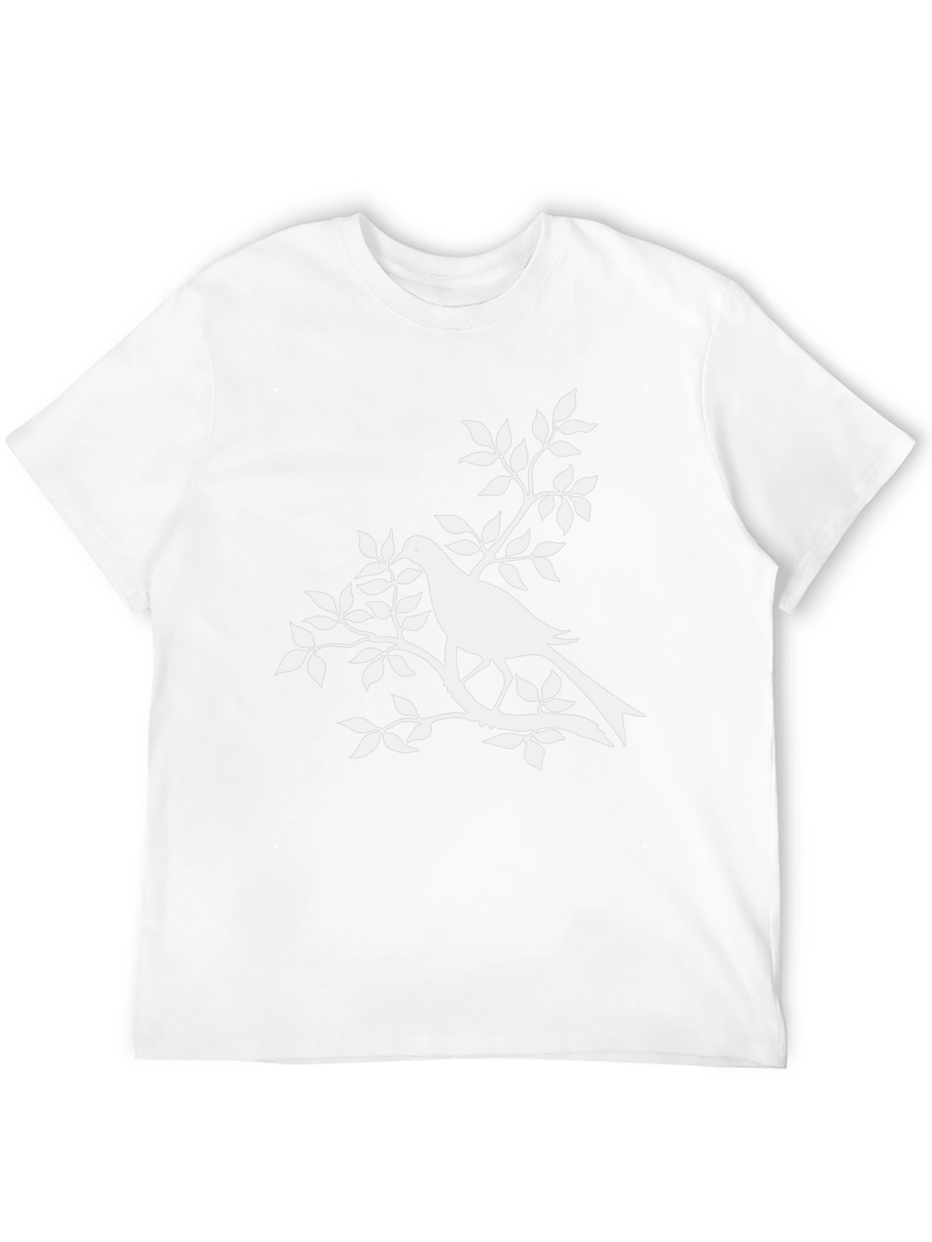 Bird on Branch Graphic T-Shirt - Stylish & Unique