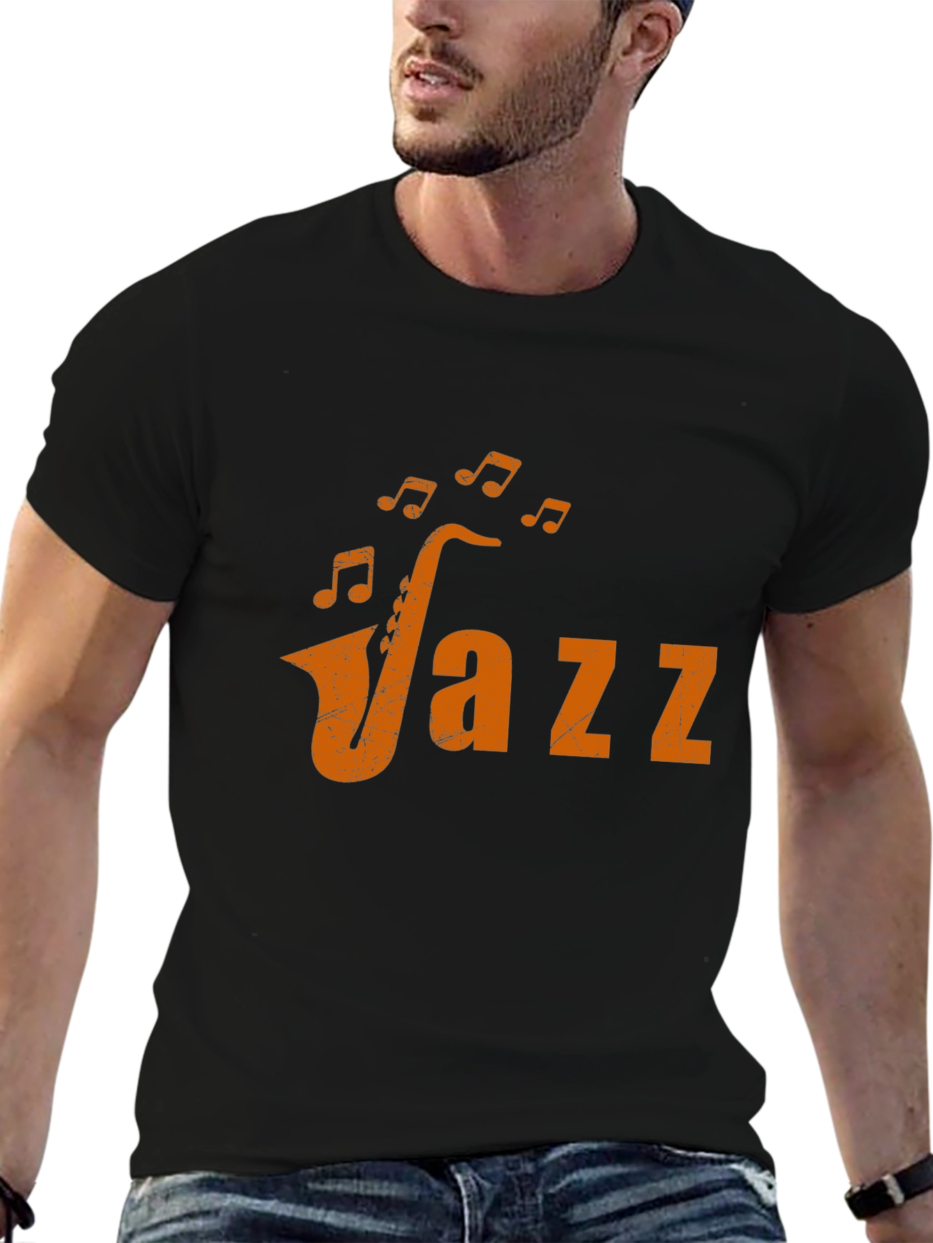 Jazz Saxophone T-Shirt - Music Lover Tee