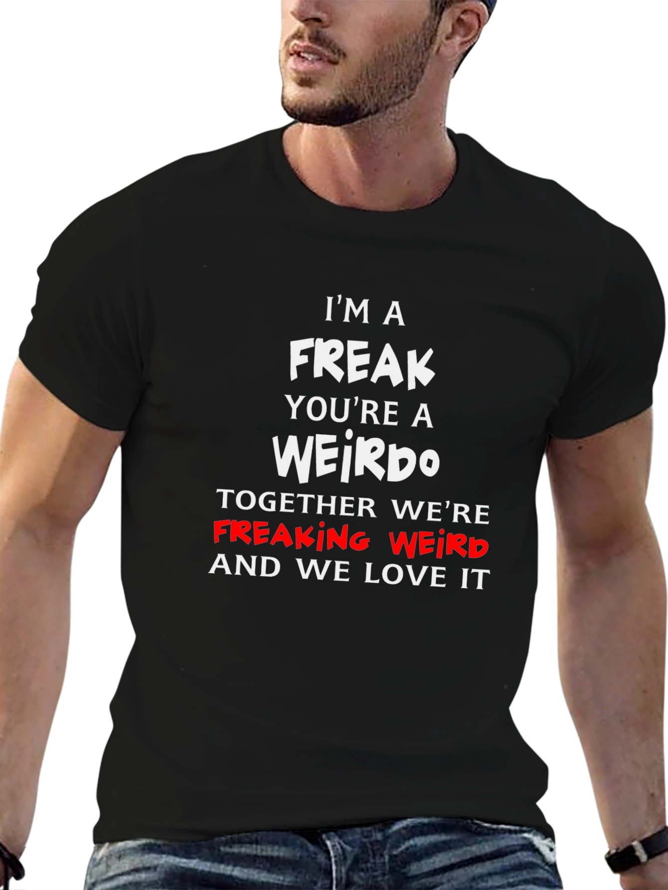Freak & Weirdo T-Shirt - Funny Couple Matching Tee