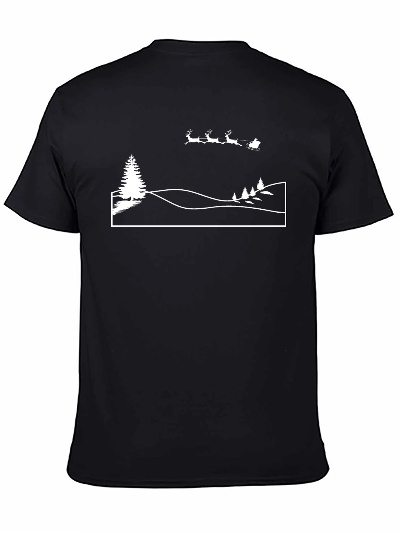 Christmas Scene Graphic T-Shirt