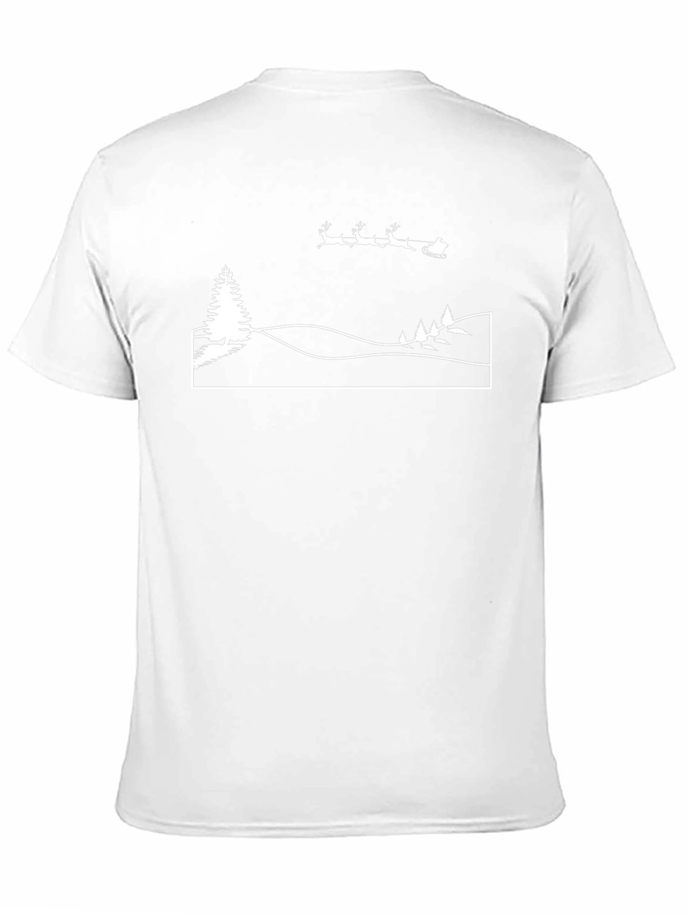 Christmas Scene Graphic T-Shirt