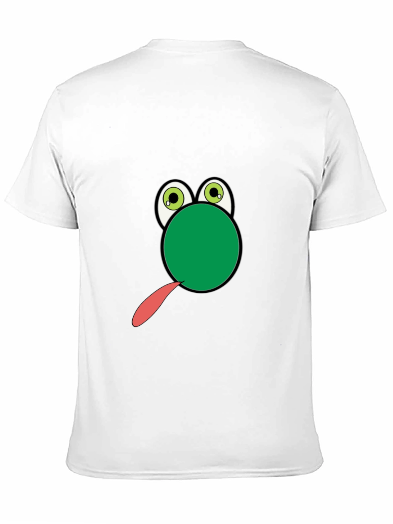 Frog Tongue Funny Black T-Shirt