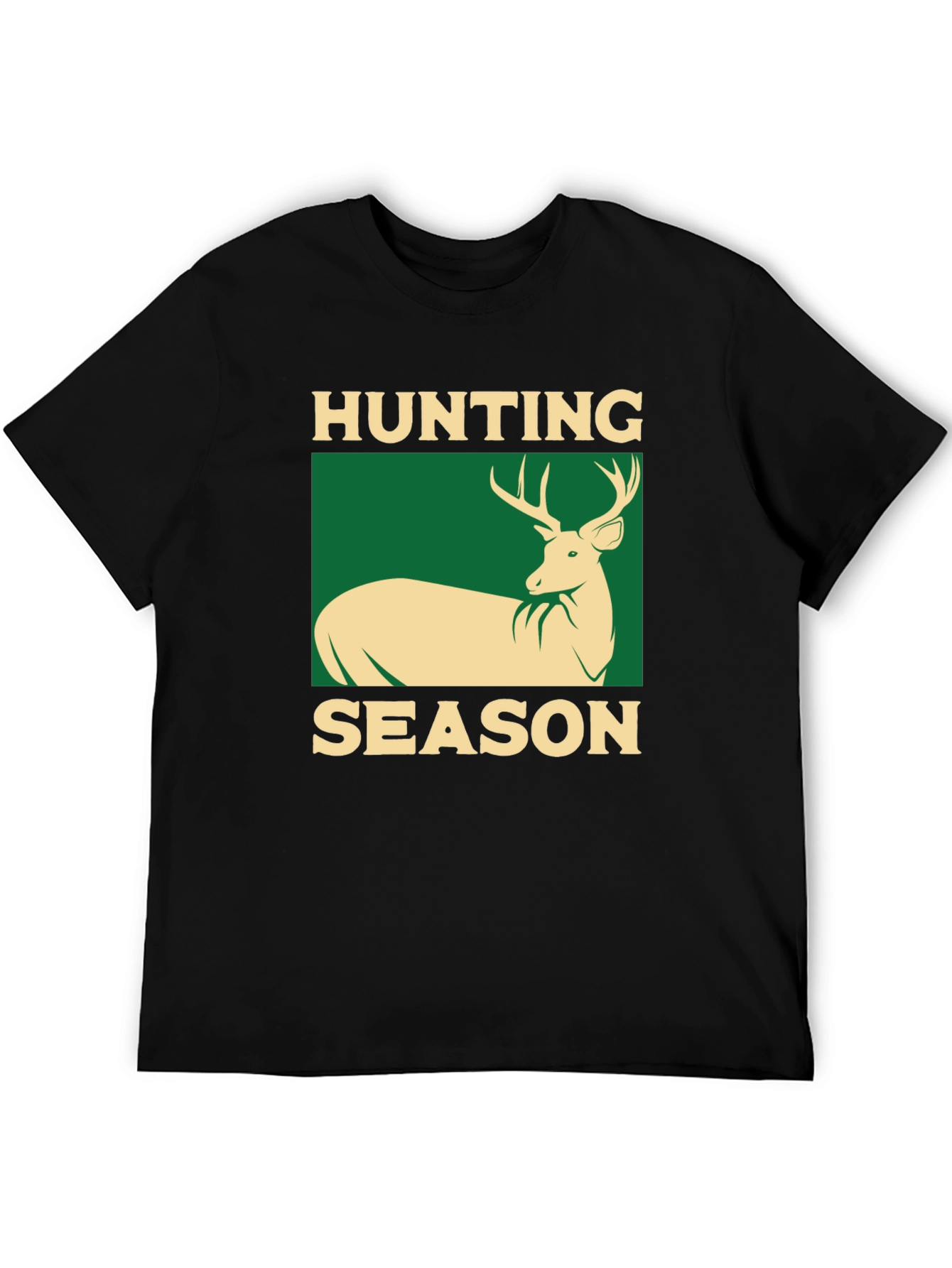 Hunting Season Black Graphic T-Shirt