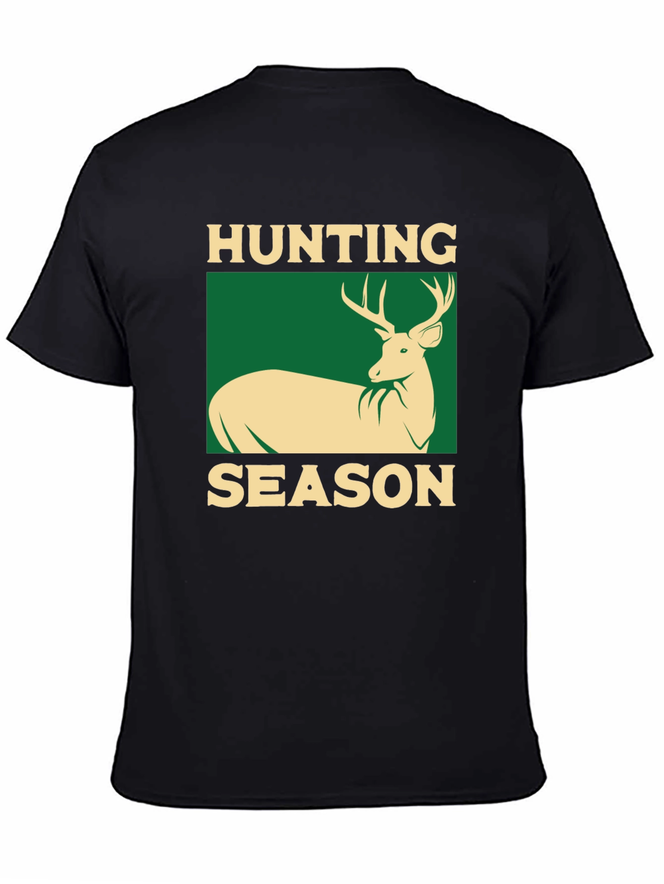 Hunting Season Black Graphic T-Shirt
