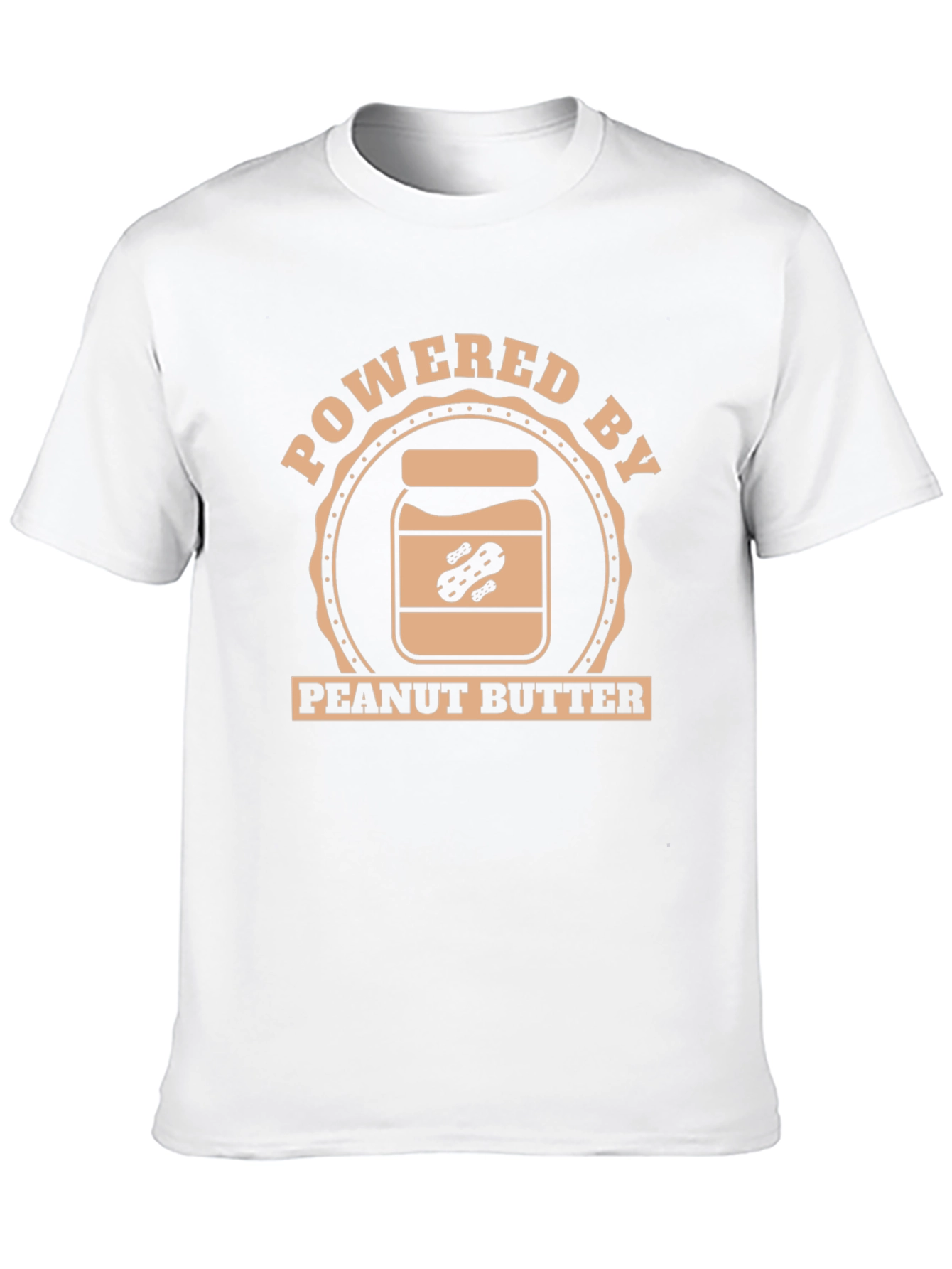 Peanut Butter Powered Black T-Shirt