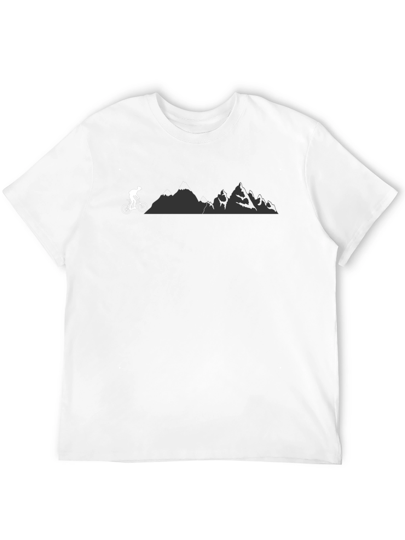 Mountain Biker Graphic Tee - Black