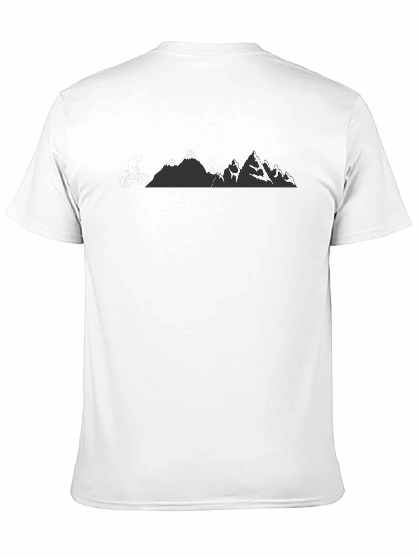 Mountain Biker Graphic Tee - Black
