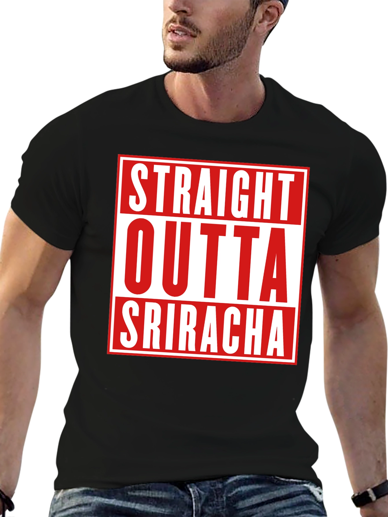 Straight Outta Sriracha Graphic Tee