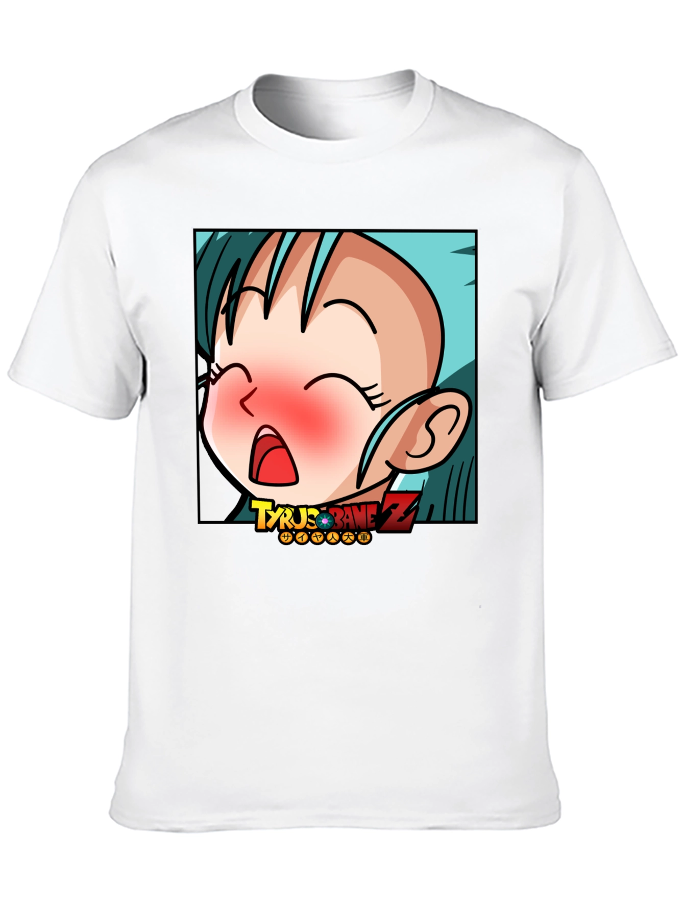 Anime Cartoon Graphic Print Black T-Shirt