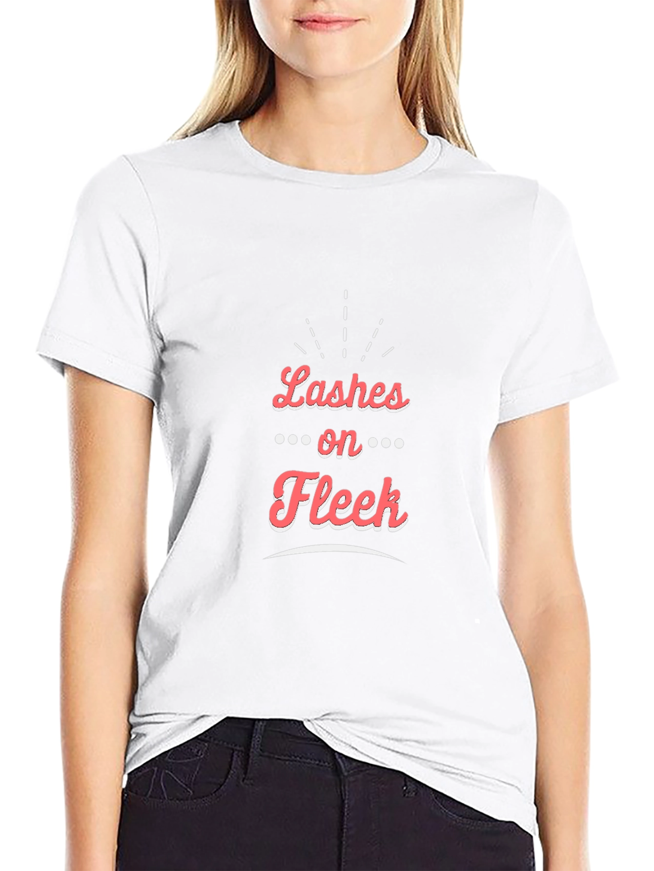 Lashes On Fleek Graphic Tee - Stylish & Trendy