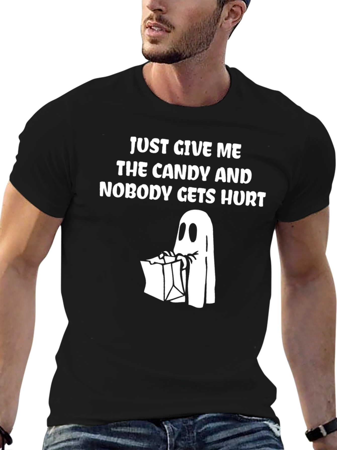 Candy or Hurt Halloween Graphic Tee