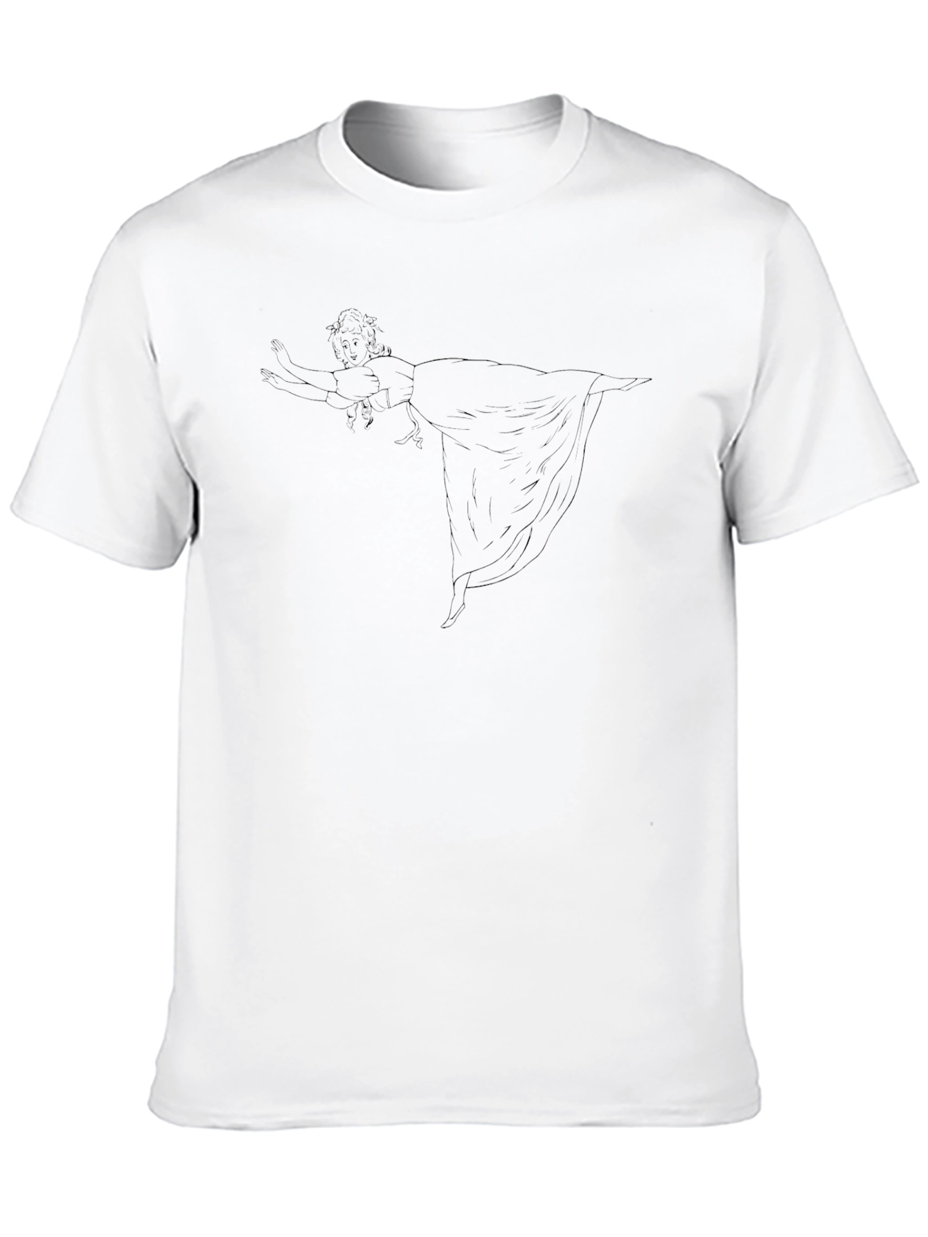 Ballerina Graphic Black T-Shirt