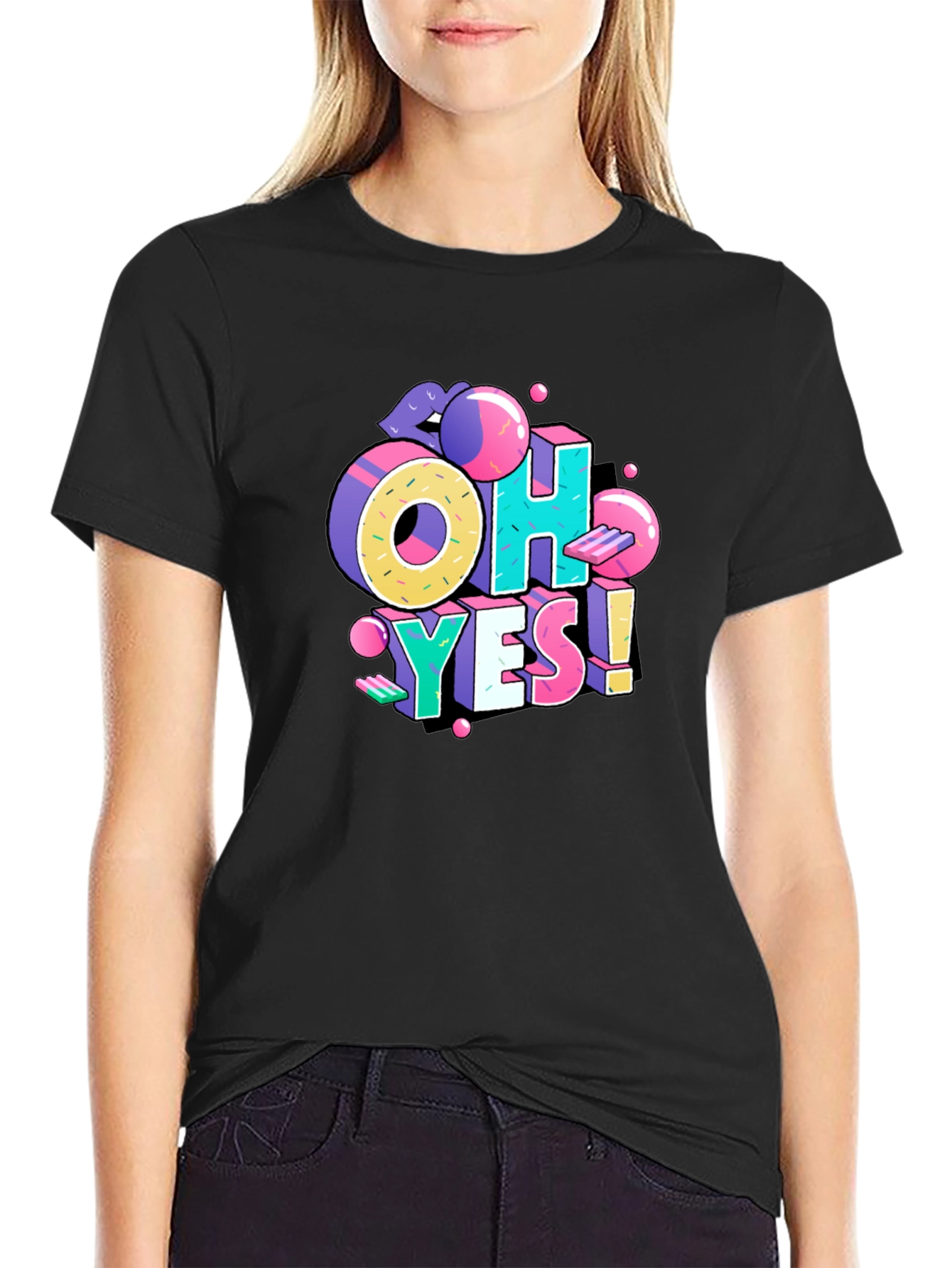 Vaporwave OH YES! Graphic T-Shirt