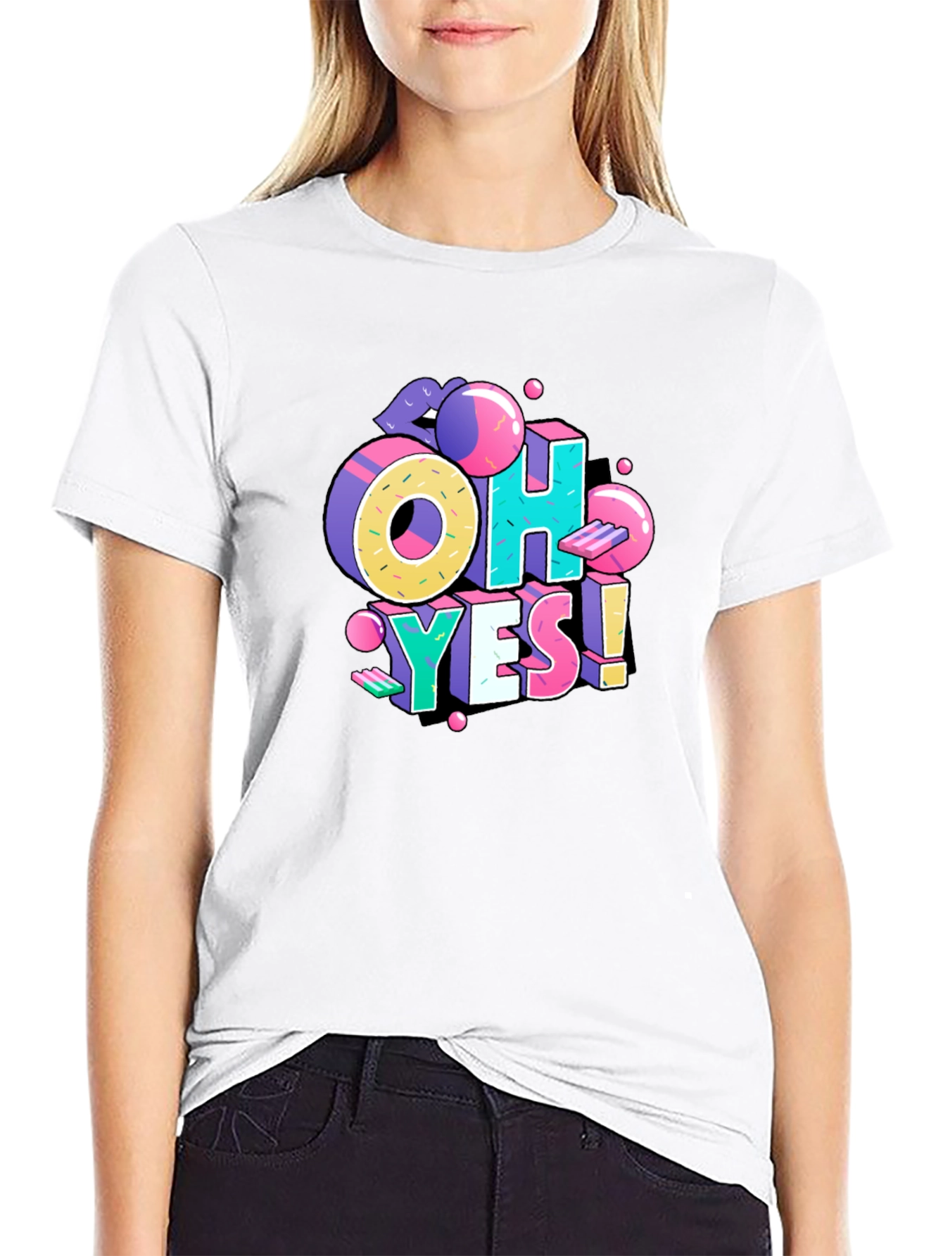 Vaporwave OH YES! Graphic T-Shirt