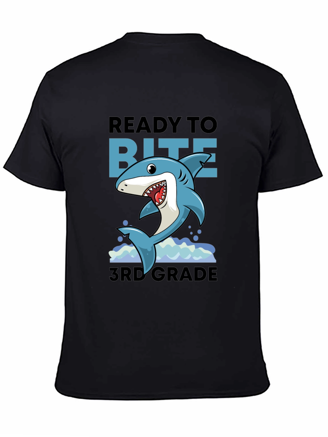 Ready to Bite 3rd Grade Shark T-Shirt
