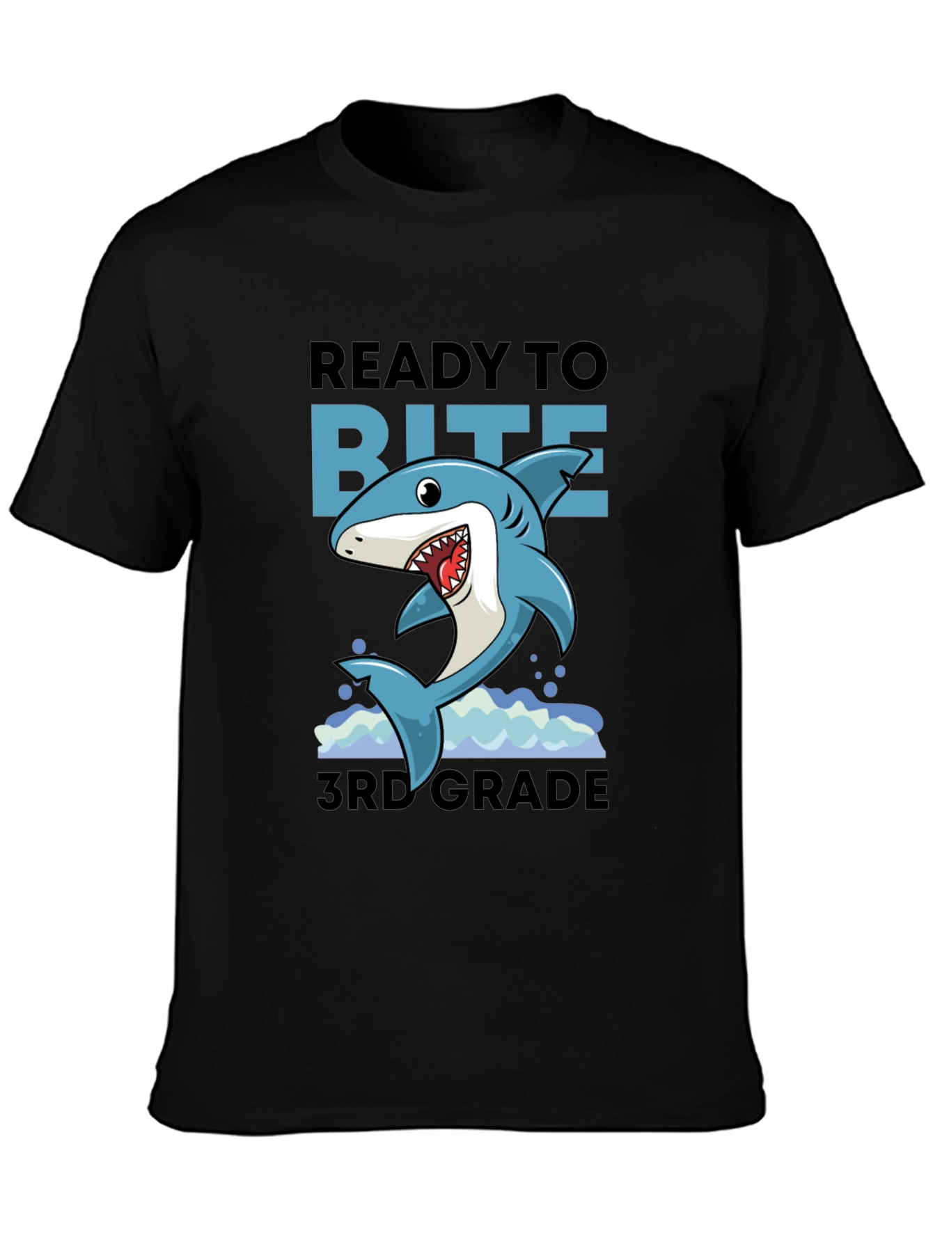 Ready to Bite 3rd Grade Shark T-Shirt