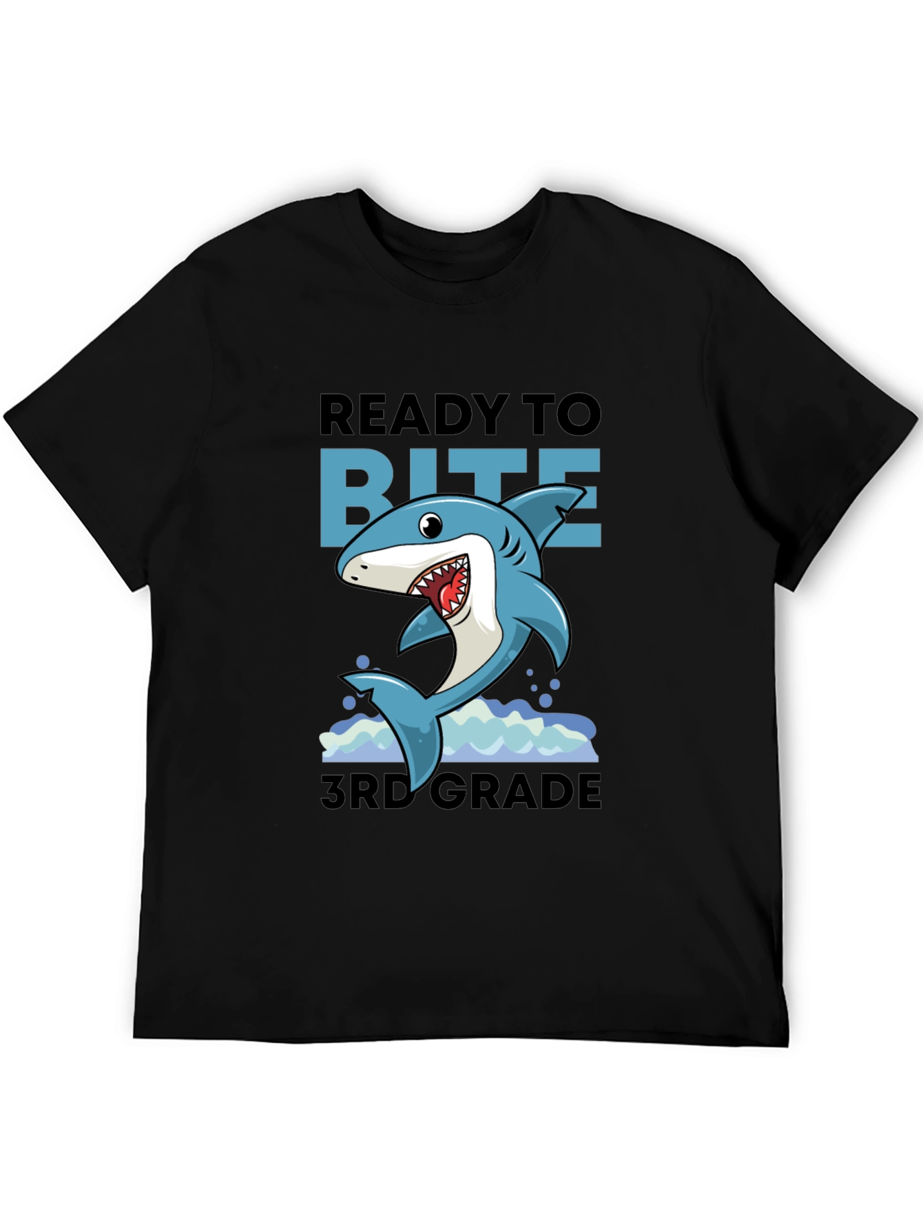 Ready to Bite 3rd Grade Shark T-Shirt