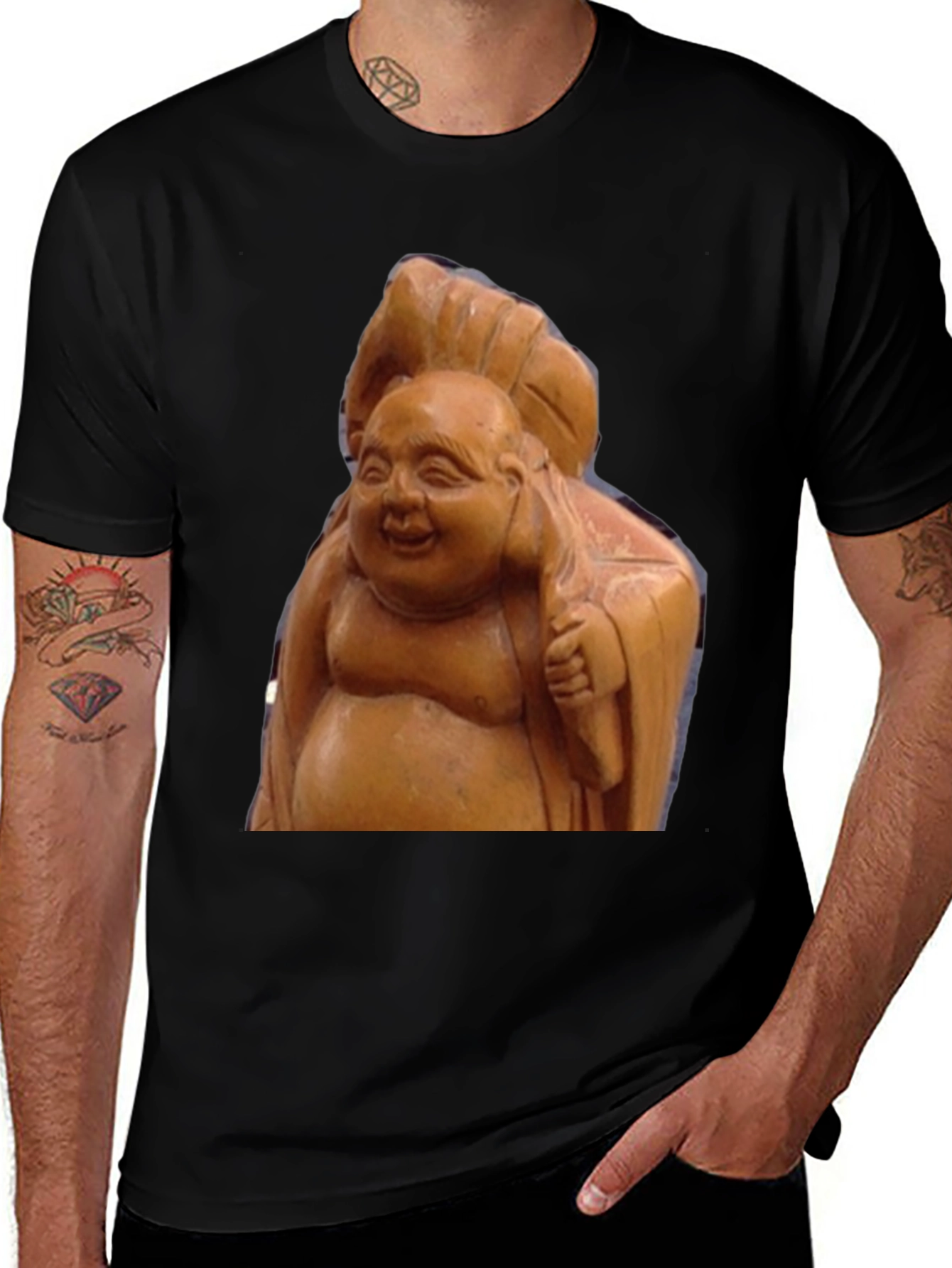 Buddha Graphic Tee - Lucky Buddha T-Shirt