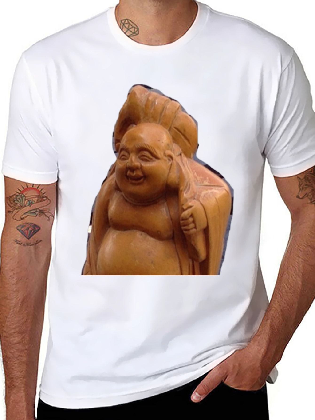 Buddha Graphic Tee - Lucky Buddha T-Shirt