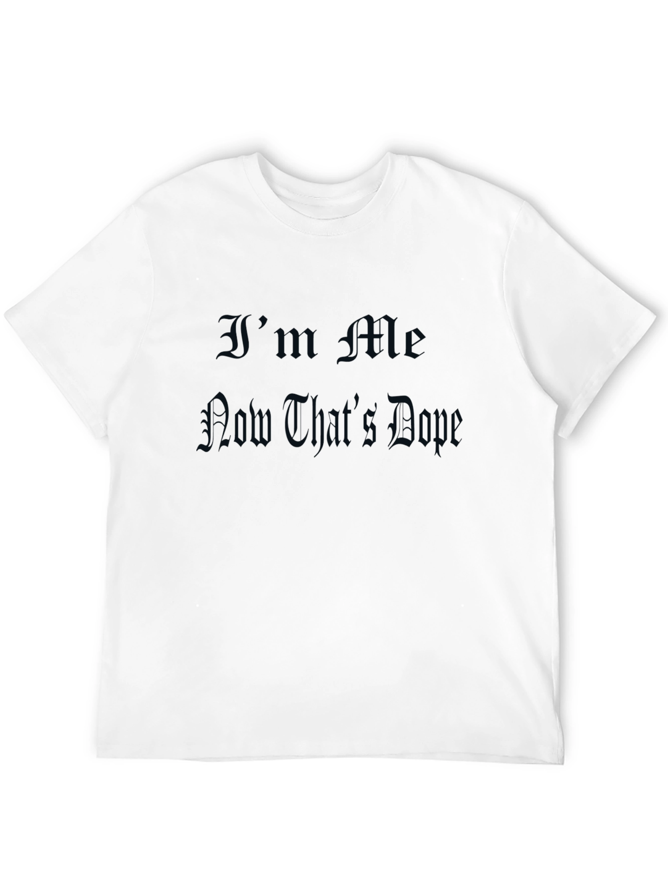 Im Me Now Thats Done Black T-Shirt