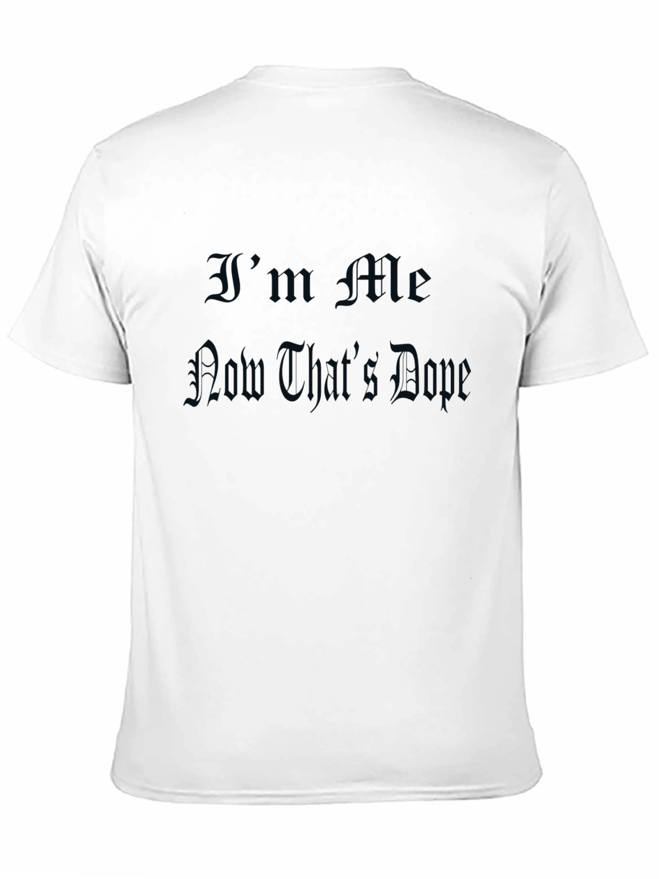 Im Me Now Thats Done Black T-Shirt