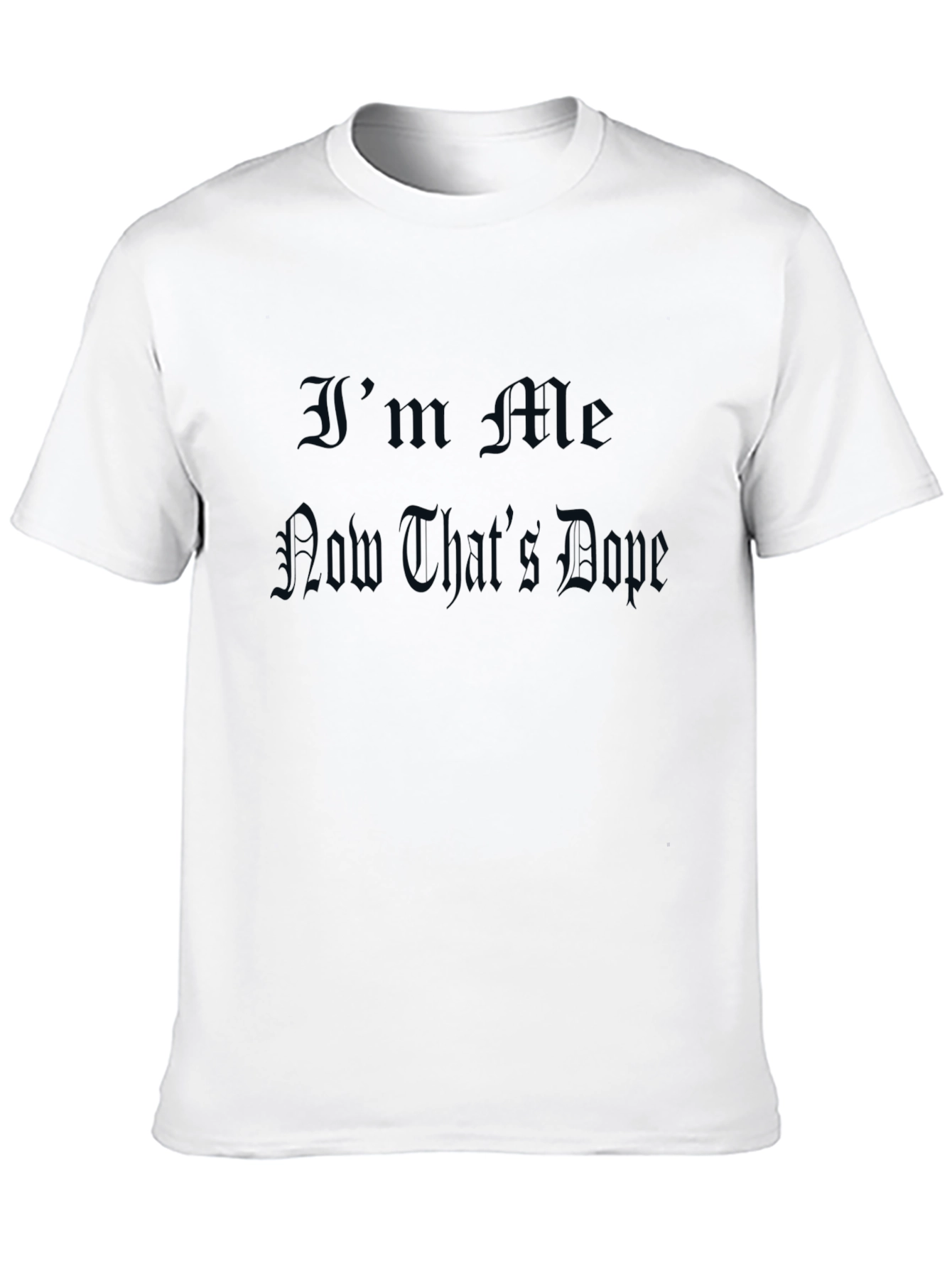 Im Me Now Thats Done Black T-Shirt