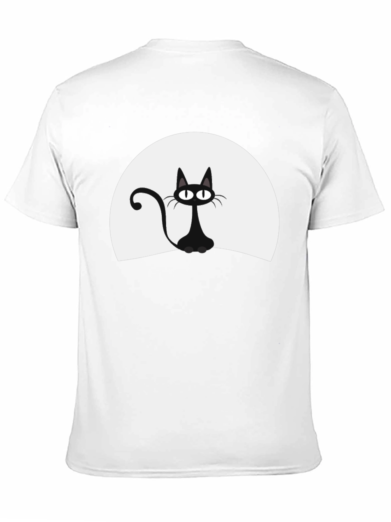 Black Cat Moon Graphic T-Shirt