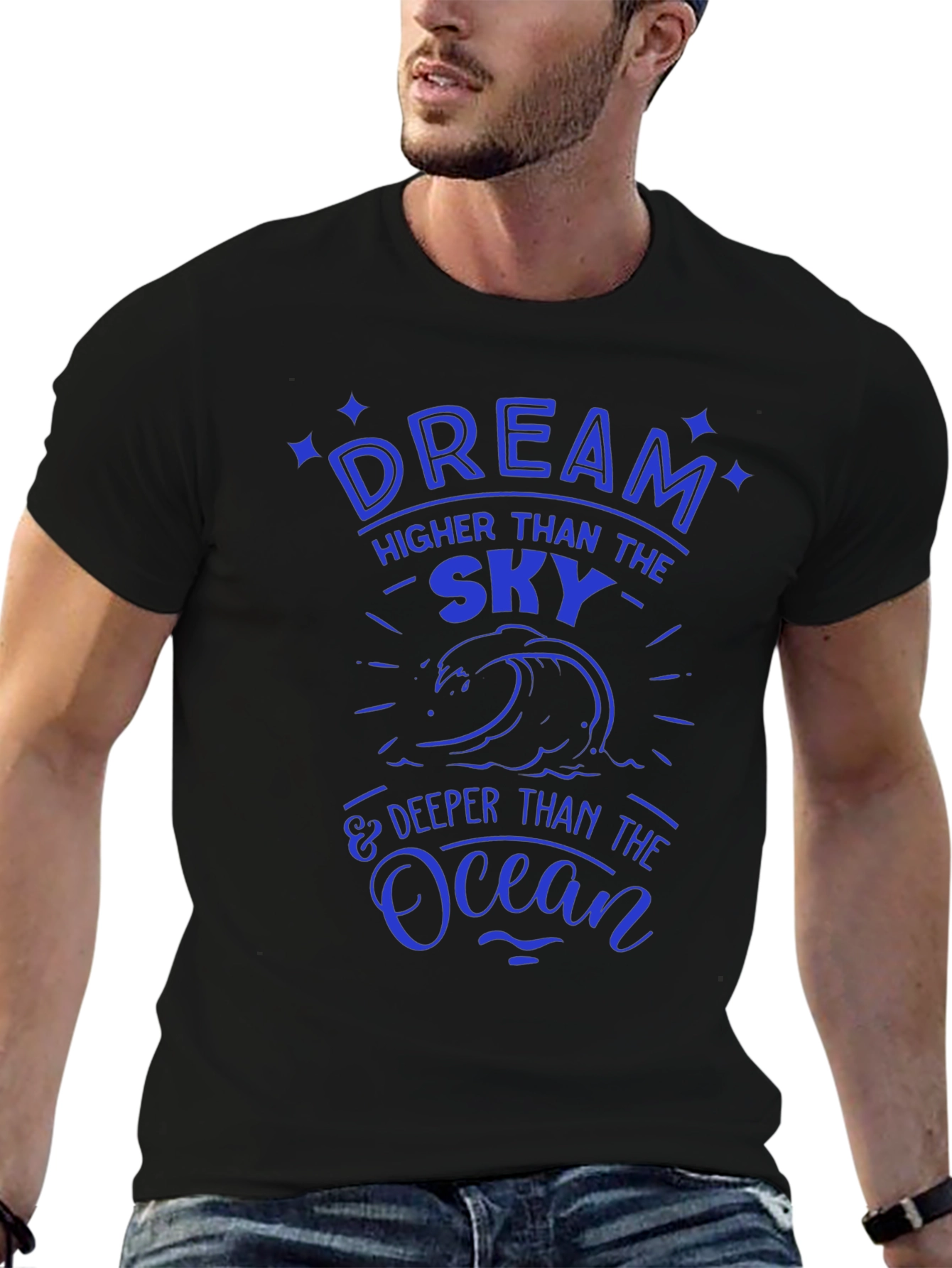Dream Higher T-Shirt - Ocean Lover Tee