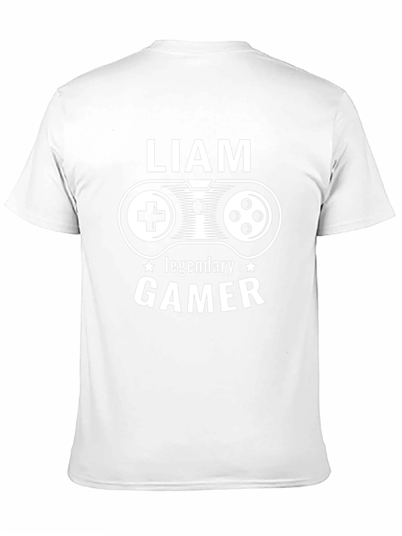 Liam Legendary Gamer Black T-Shirt