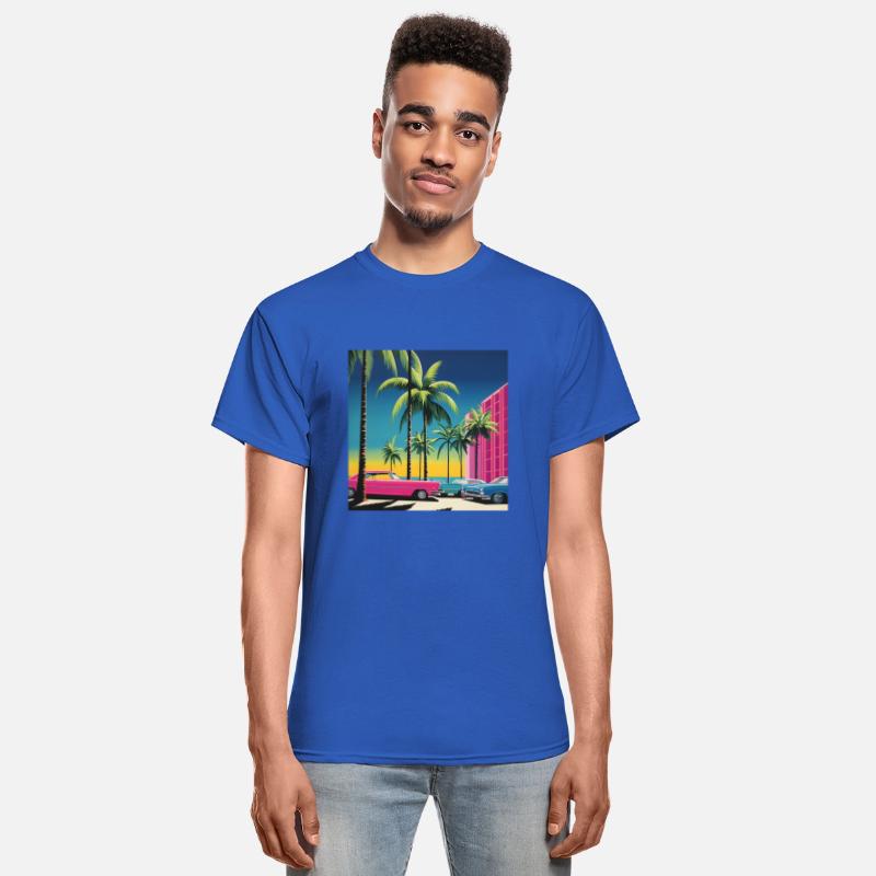 1980s Miami Beach Retro Hiroshi Nagai