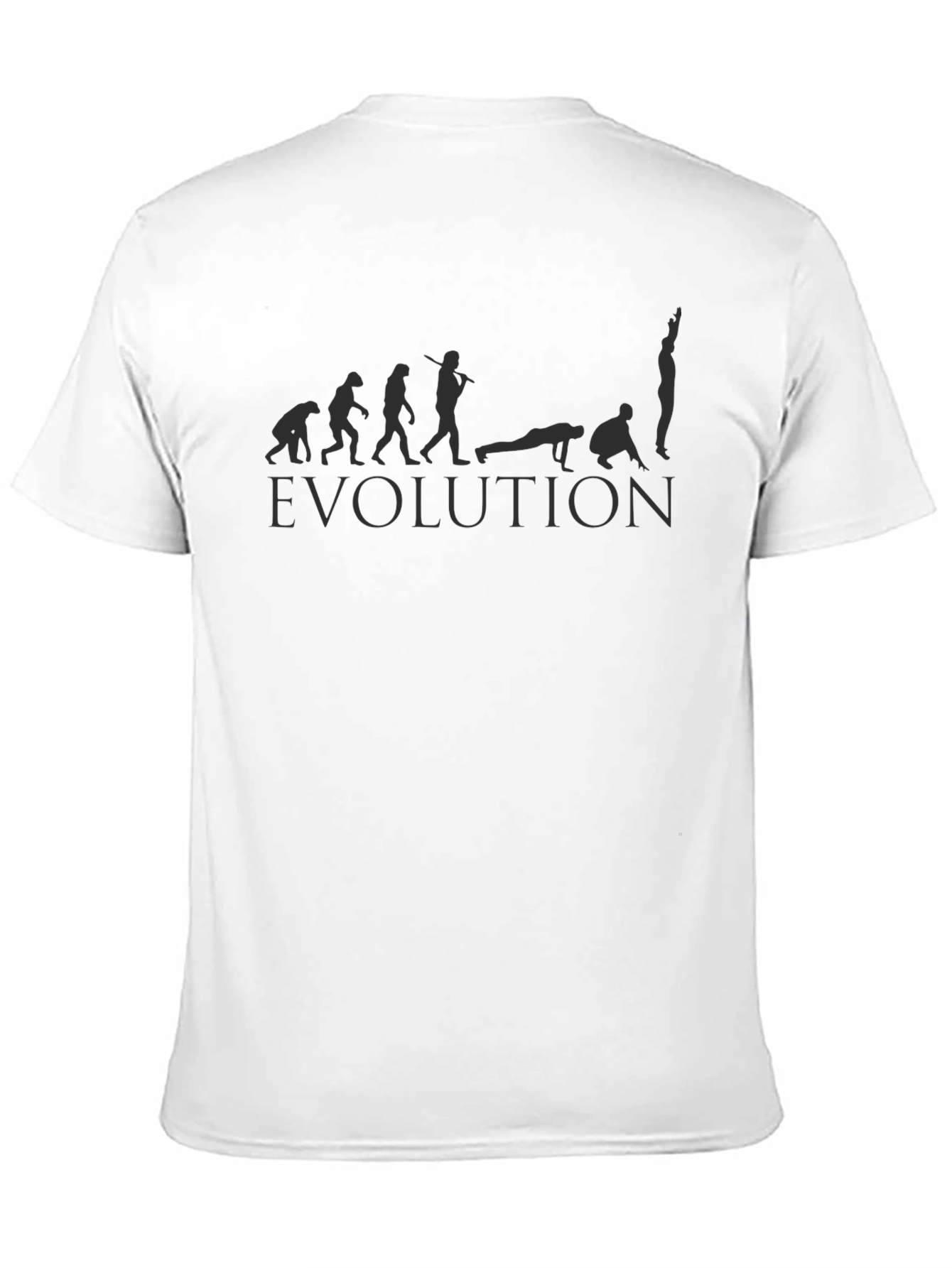 Evolution of Yoga Black Graphic T-Shirt