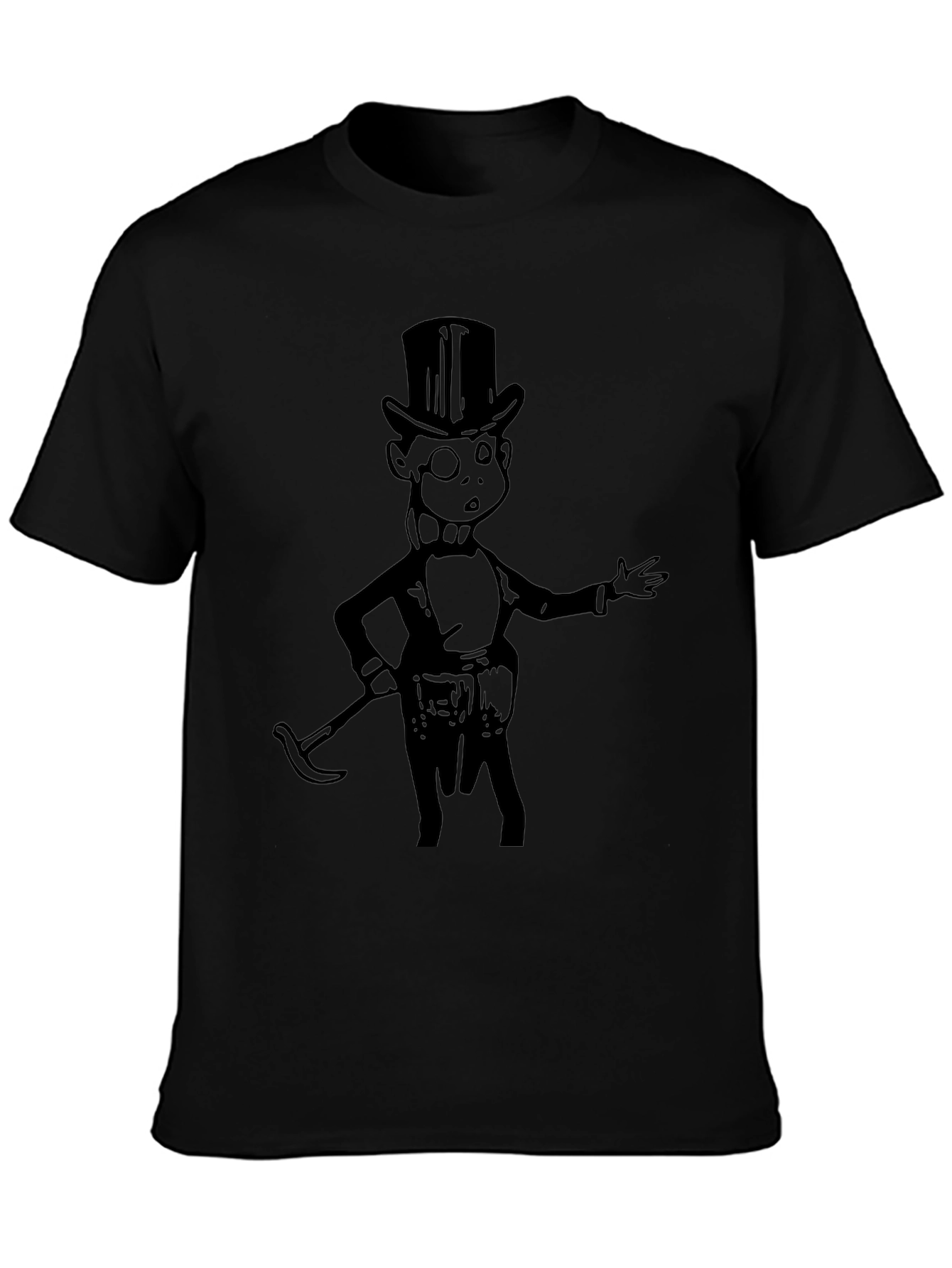 Monopoly Man Graphic Tee - Black