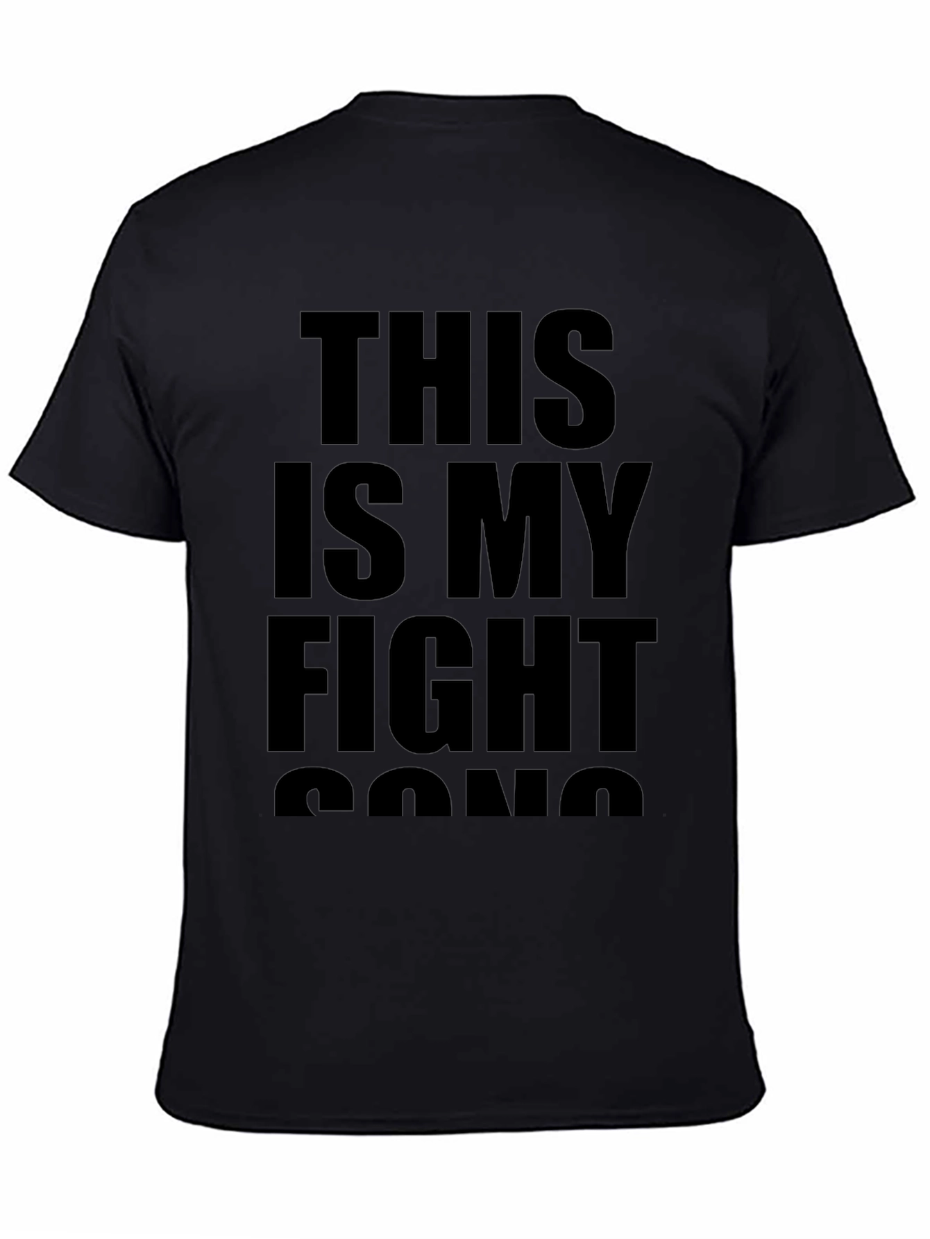 Fight Song Graphic Tee - Bold Statement T-Shirt