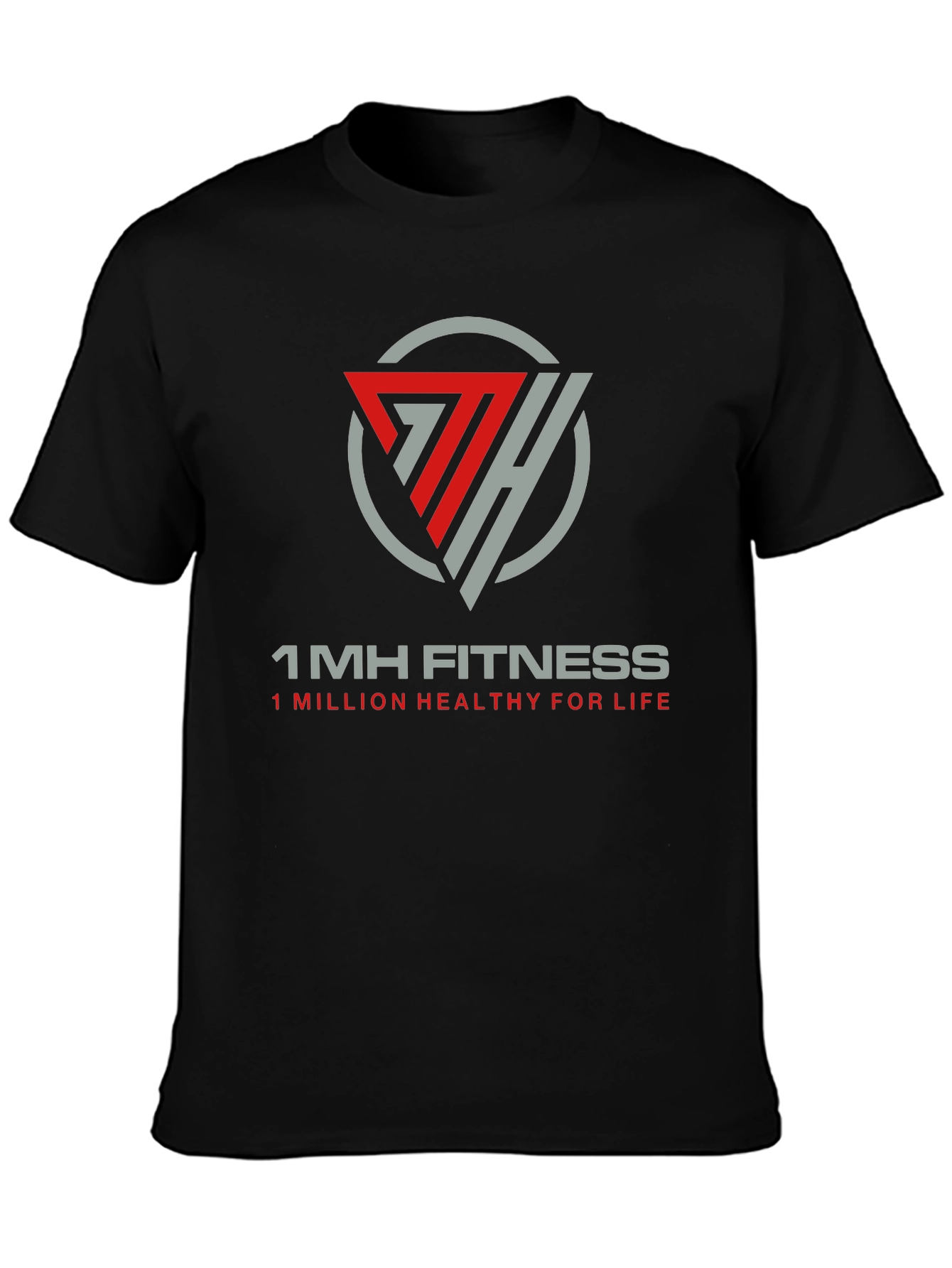 1MH Fitness Black T-Shirt