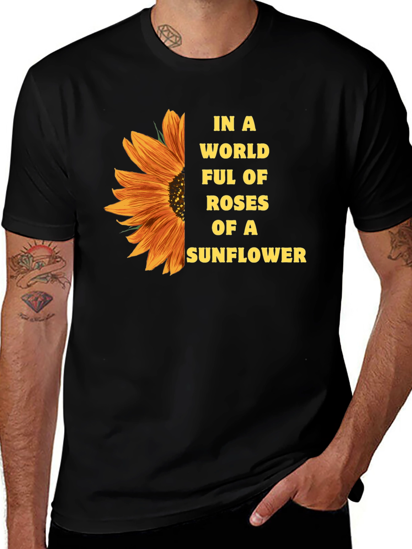 Sunflower T-Shirt - Be a Sunflower