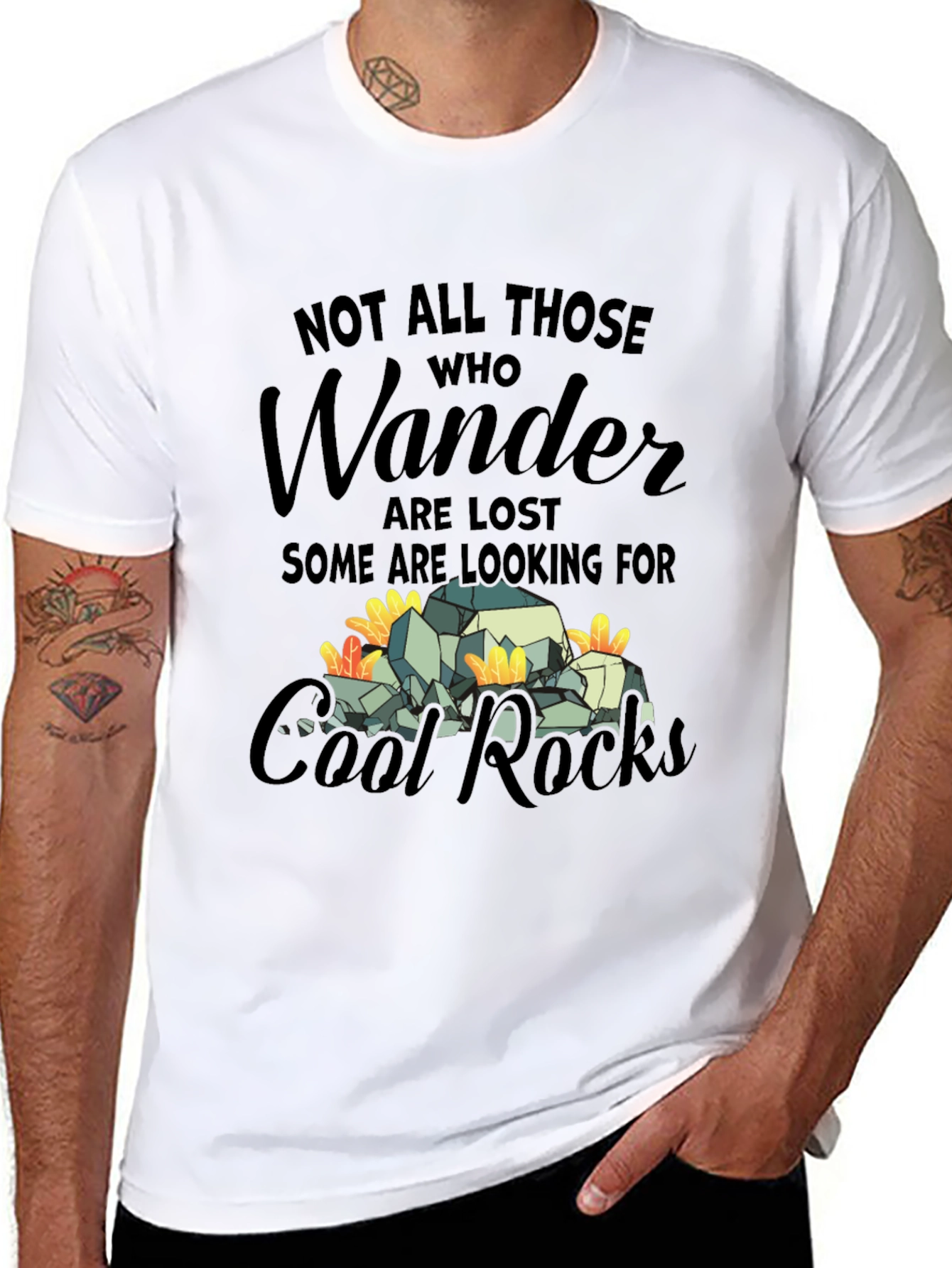 Wander Cool Rocks Graphic Tee