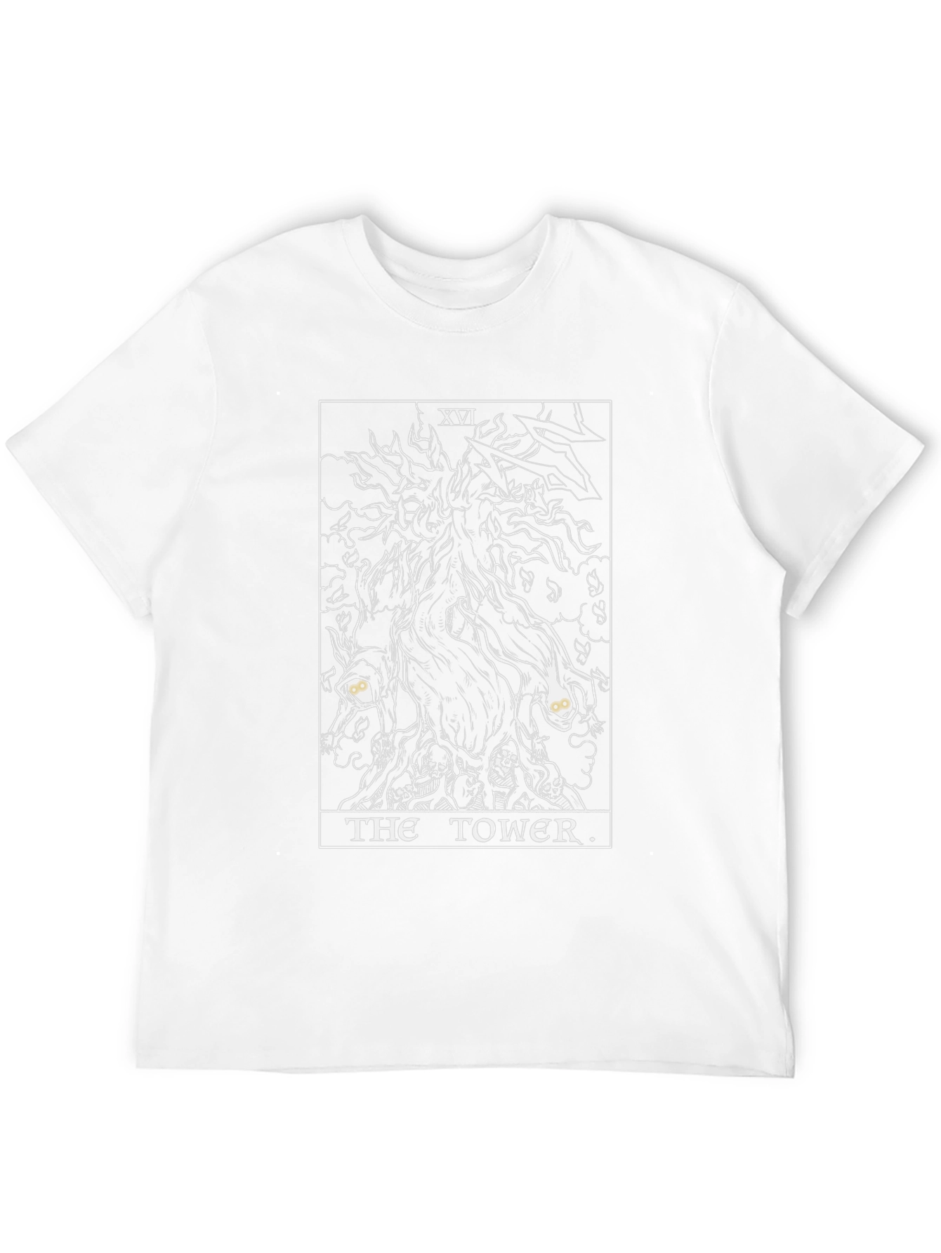 The Tower Tarot Card Graphic T-Shirt