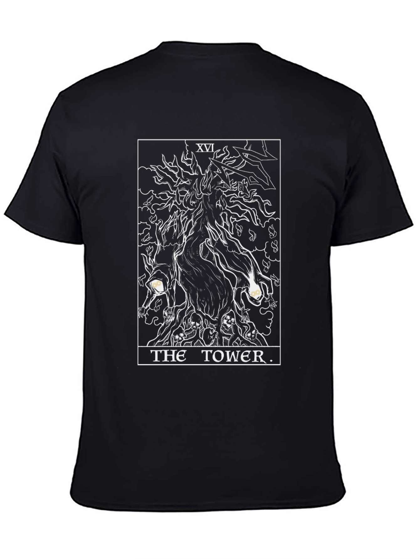 The Tower Tarot Card Graphic T-Shirt