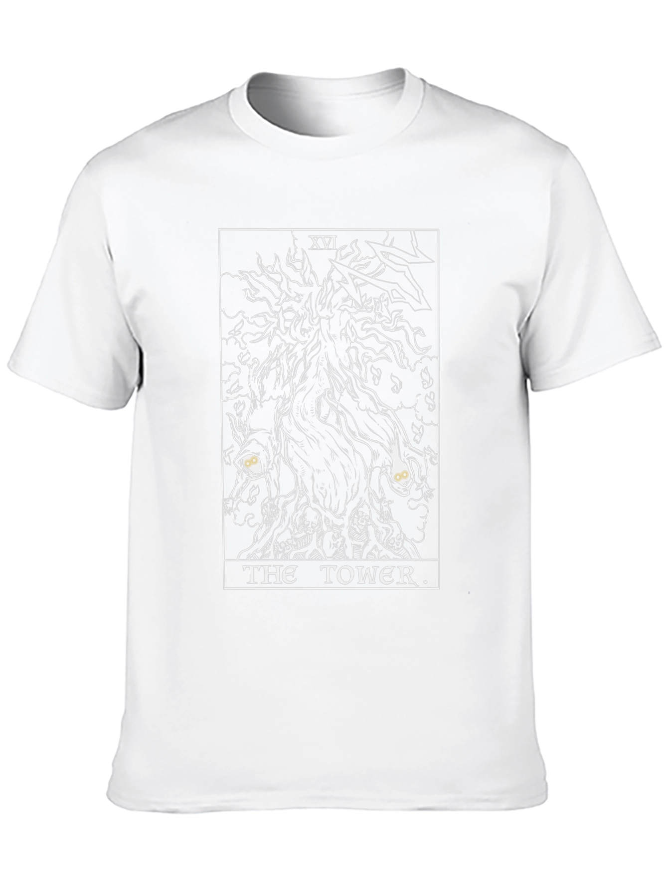 The Tower Tarot Card Graphic T-Shirt