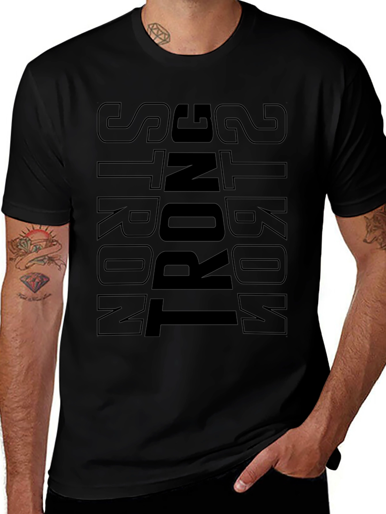 Strong Mom T-Shirt - Bold Graphic Design