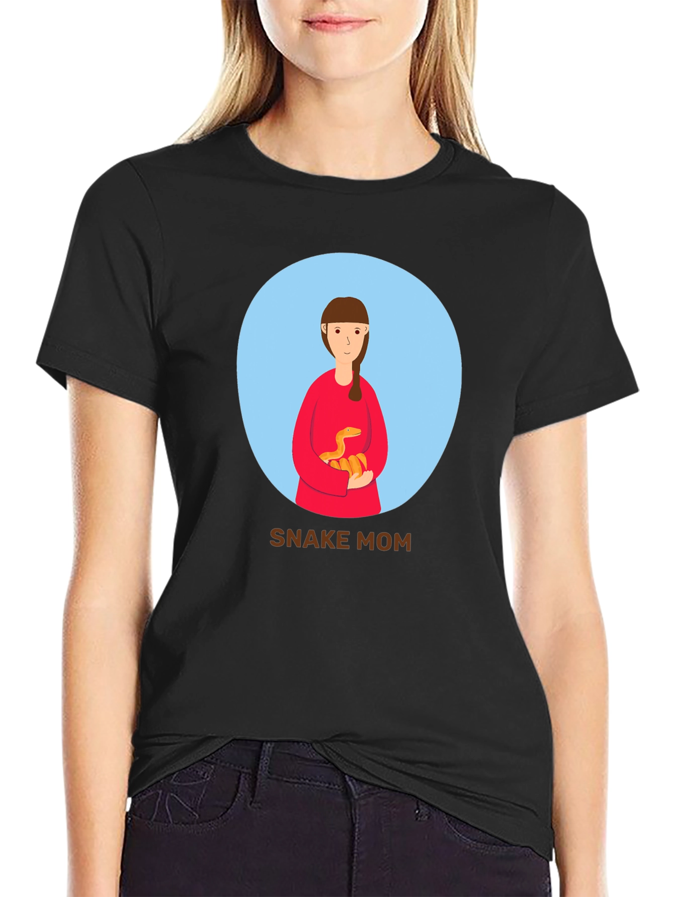 Snake Mom T-Shirt - Unique Graphic Tee